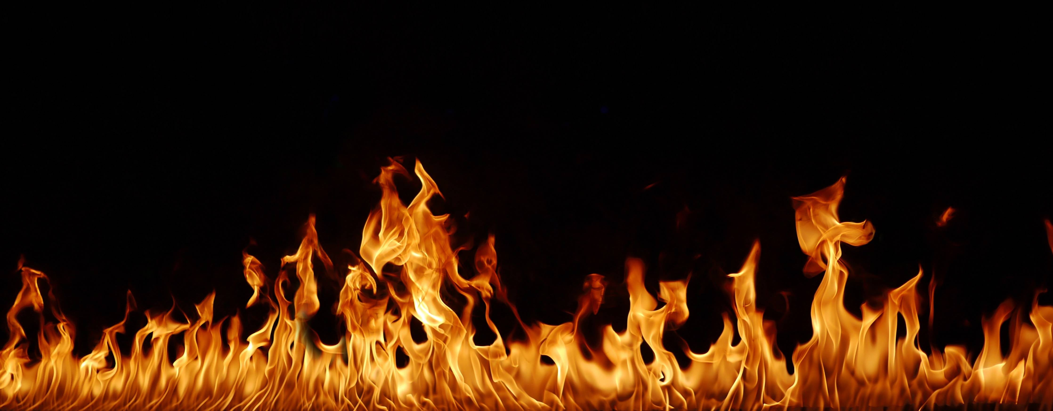 Große Wandbilder-Feurige Flammenklinge
