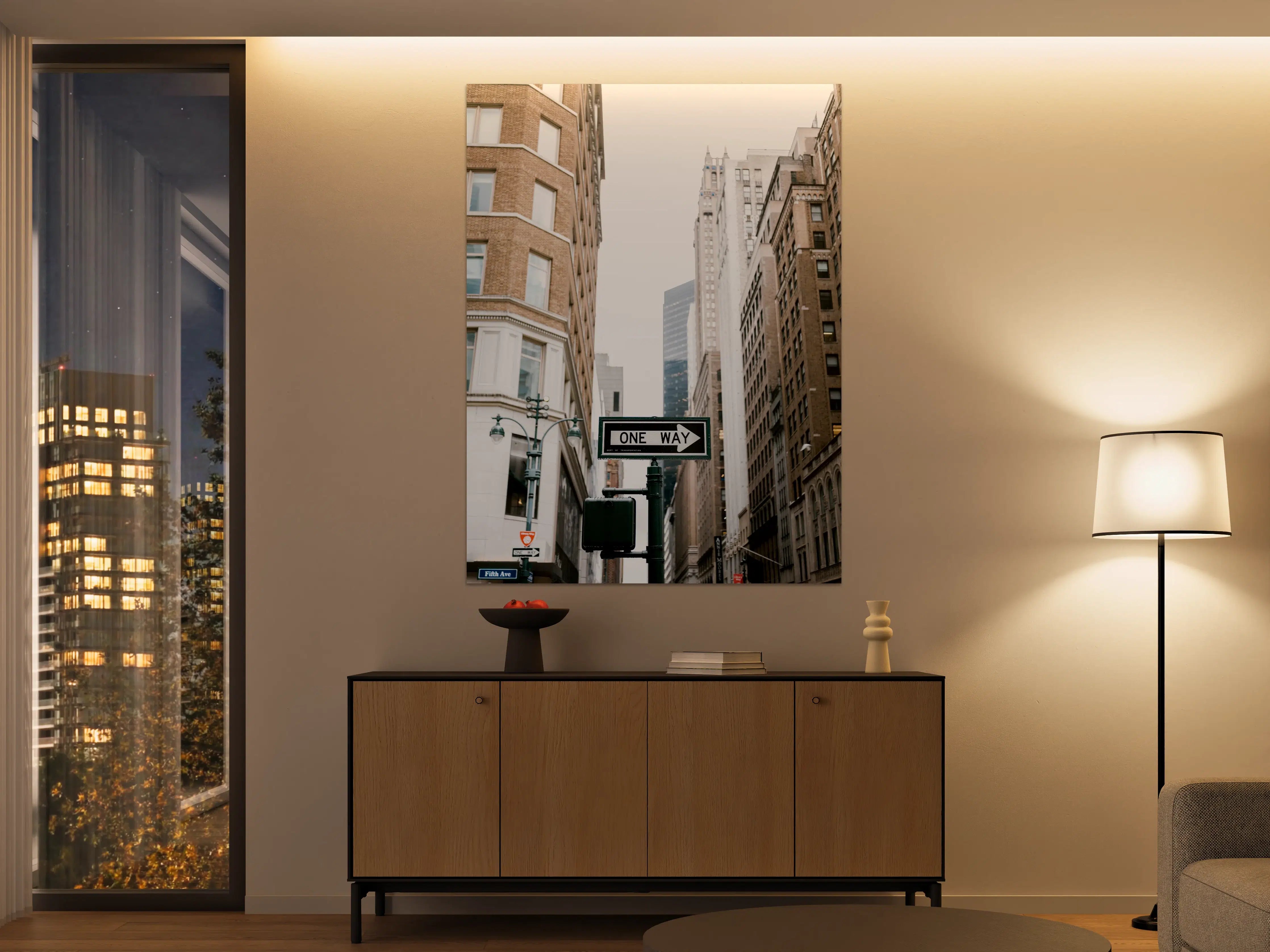 Große Wandbilder - Fifth Avenue Schilder