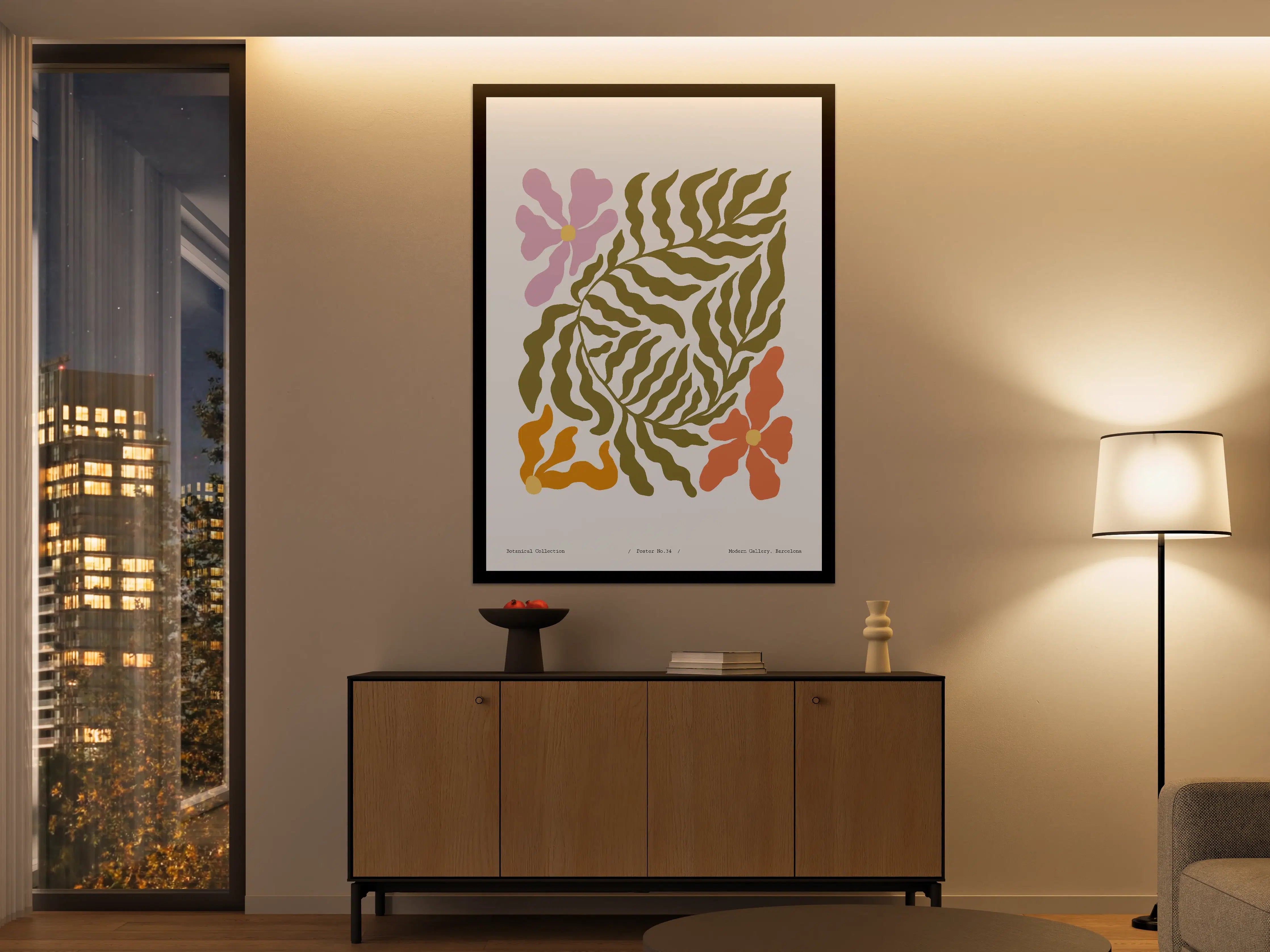 Große Wandbilder - Florale Botanical Wanddekoration