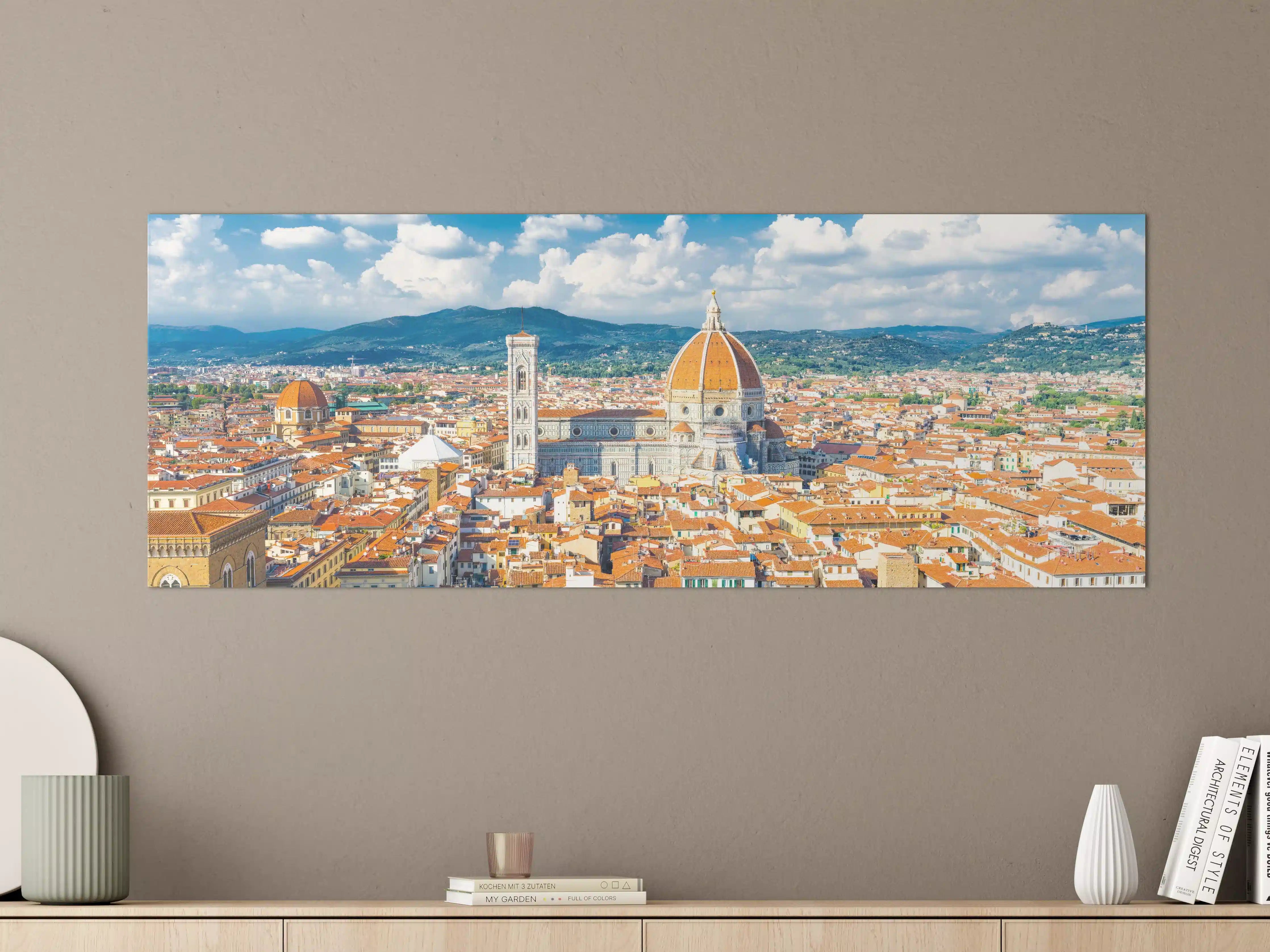 Große Wandbilder - Florenz Skyline mit Dom