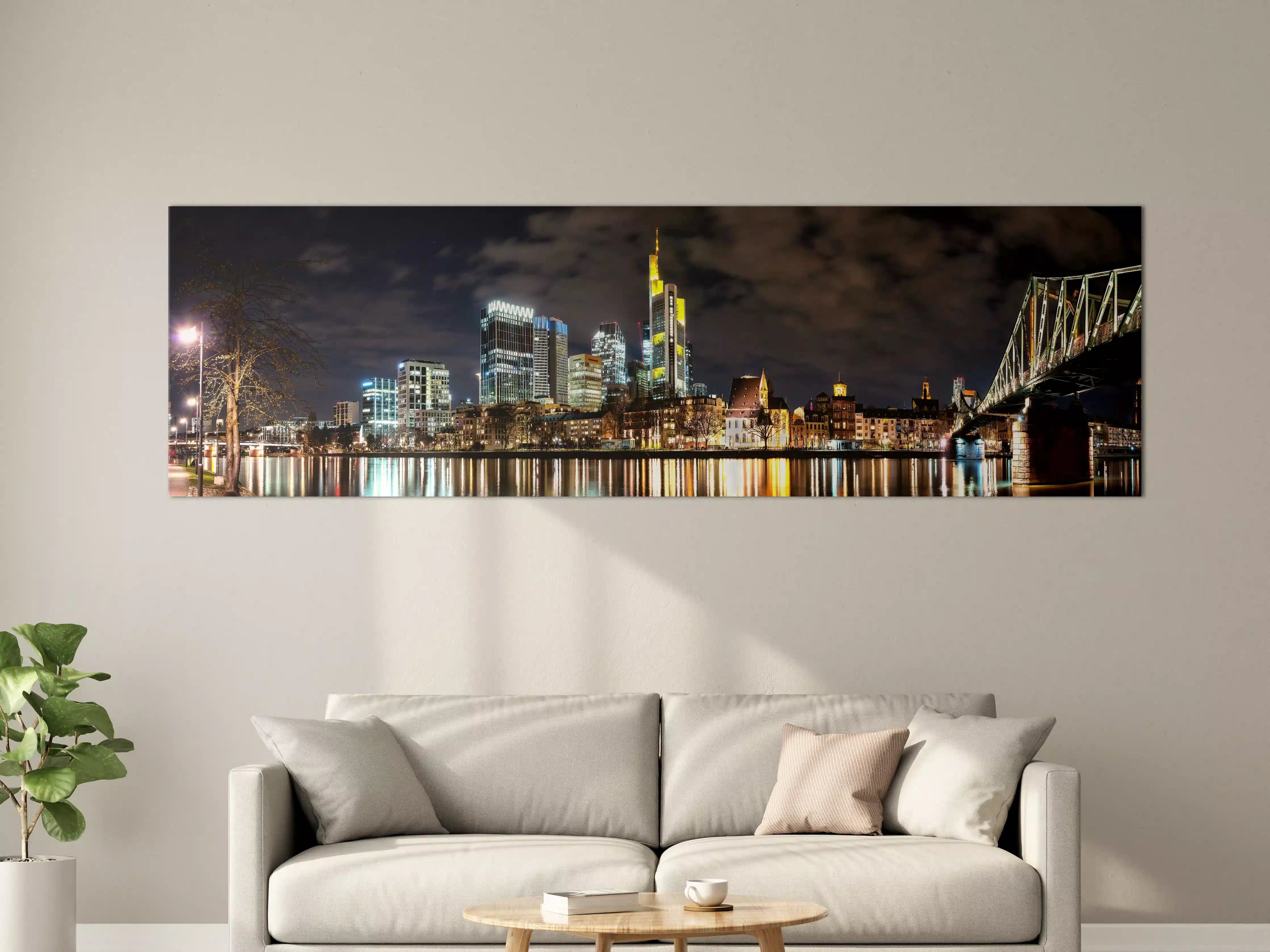 Große Wandbilder - Frankfurt Nachtportrait