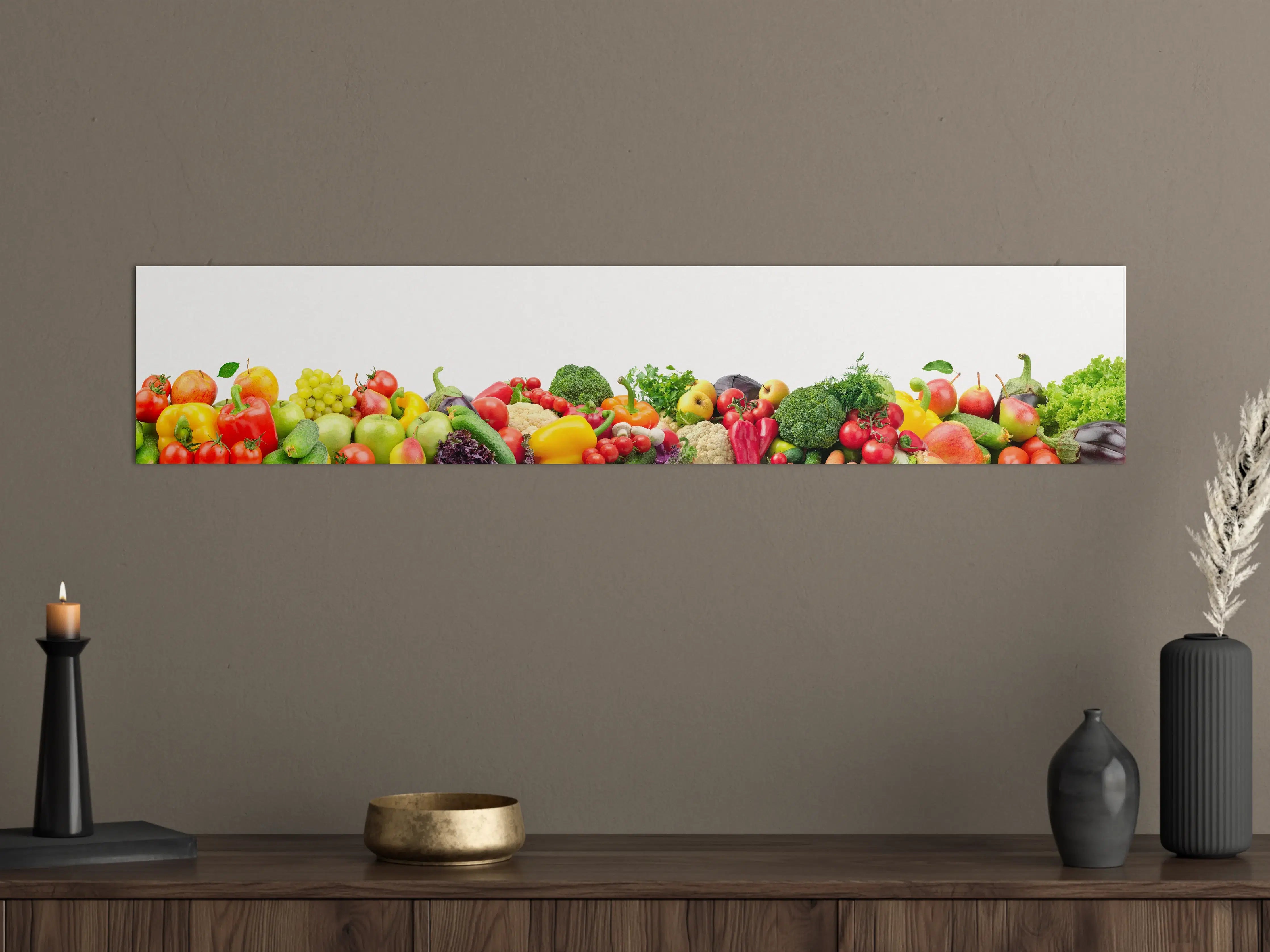 Große Wandbilder - Frisches Buntes Obst-Gemüse
