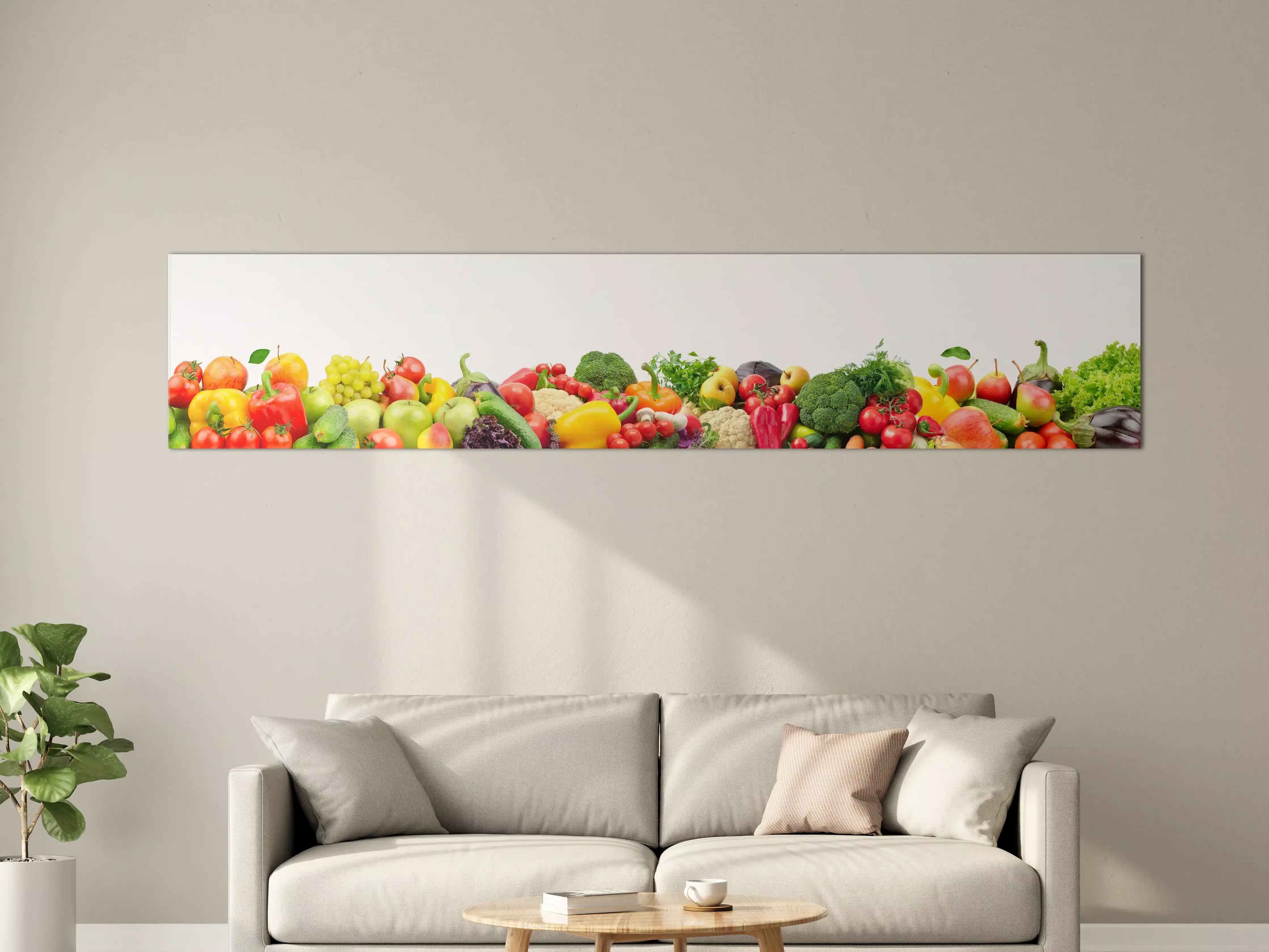 Große Wandbilder - Frisches Buntes Obst-Gemüse