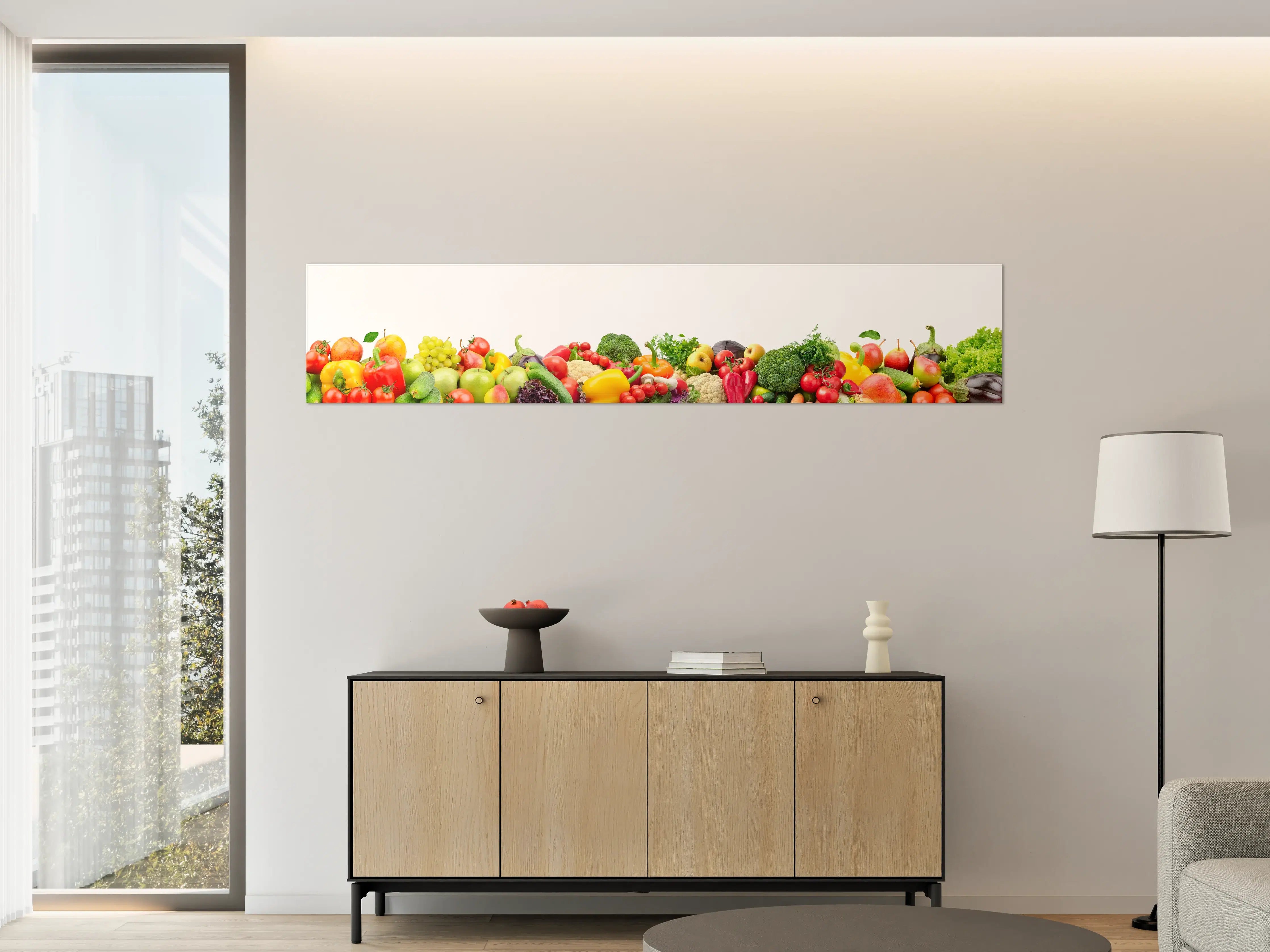 Große Wandbilder - Frisches Buntes Obst-Gemüse