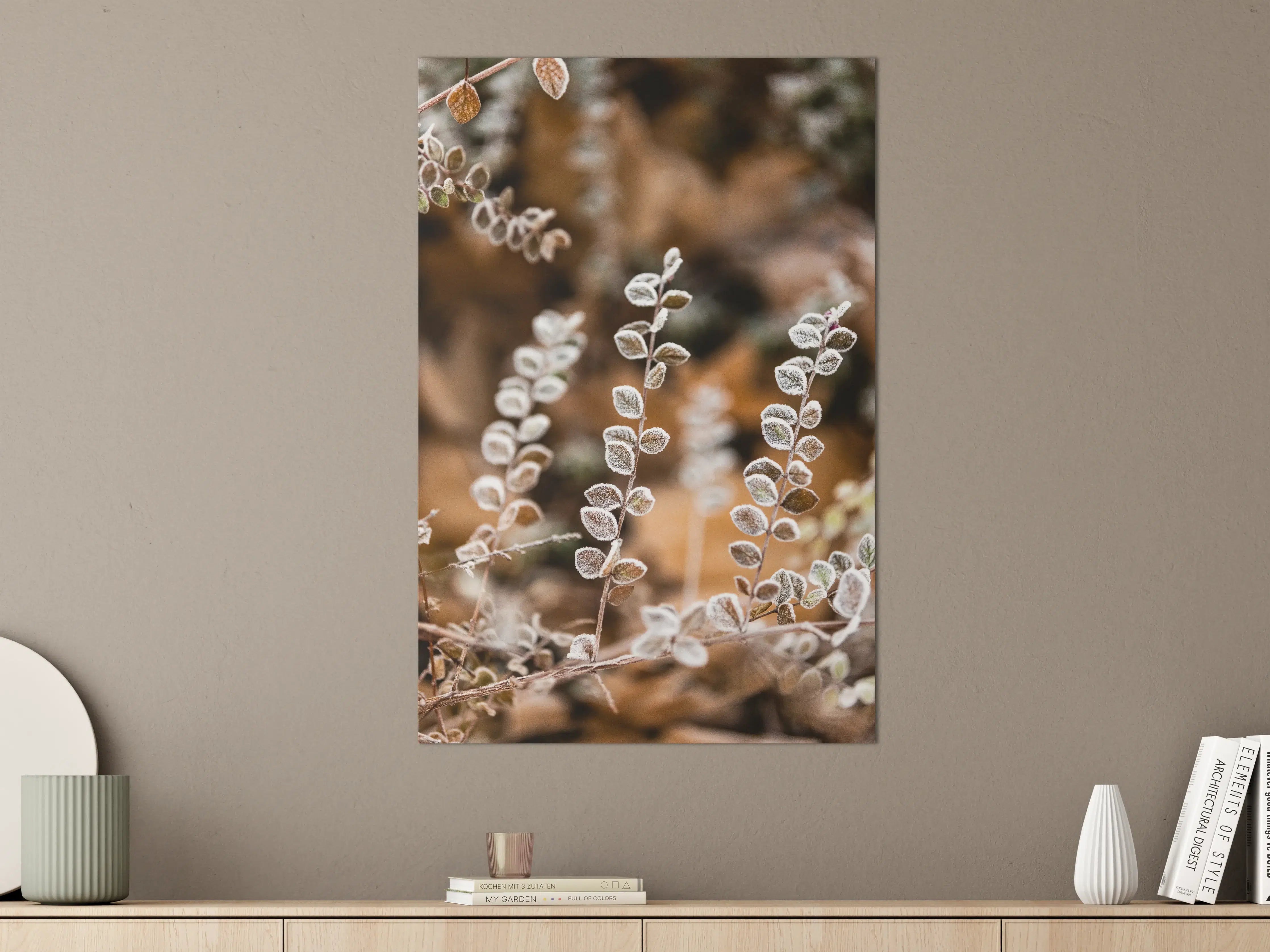 Große Wandbilder - Frostige Pflanzen im Herbst