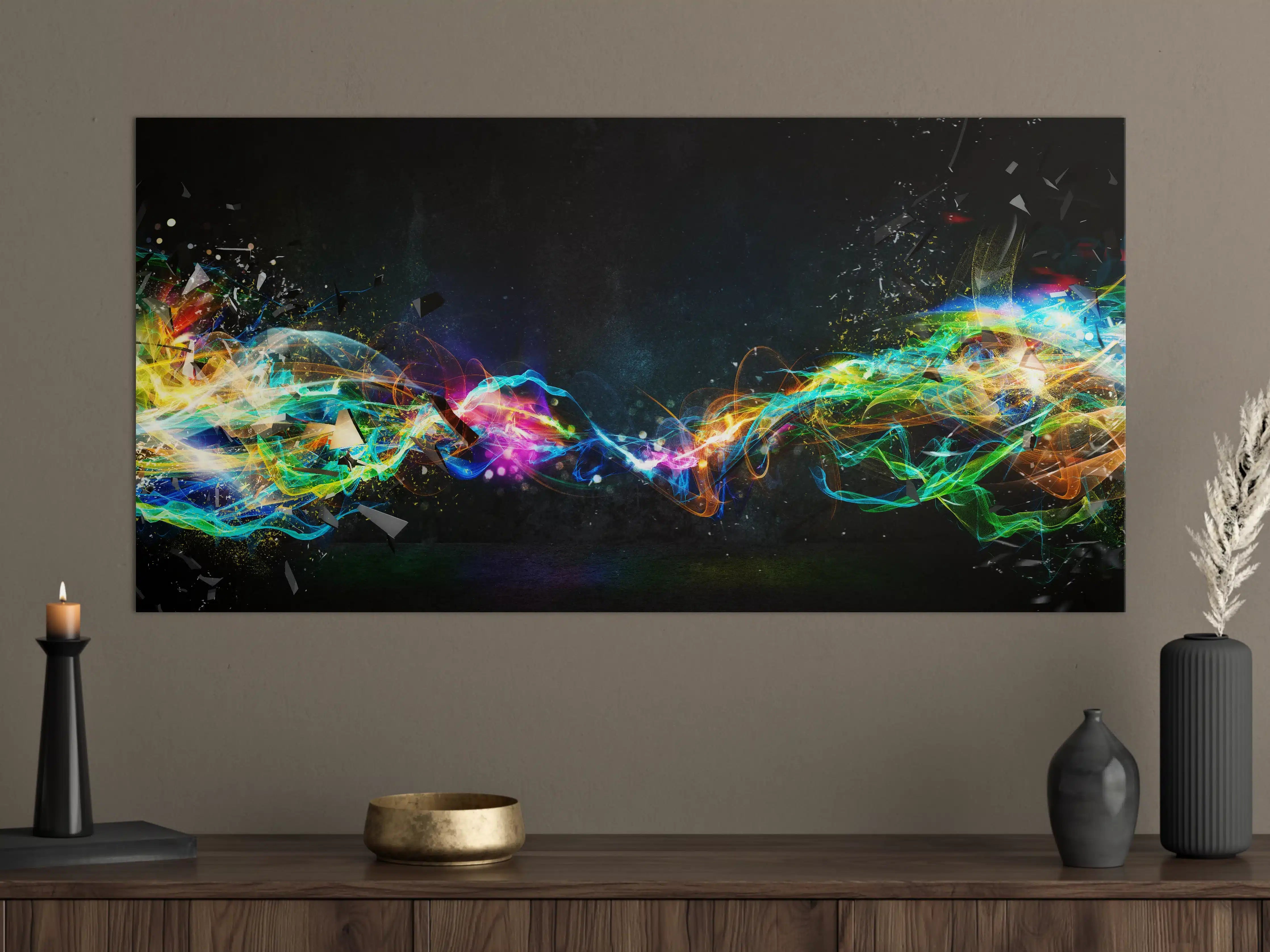 Große Wandbilder - Futuristisches Bewegungsbanner - Abstrakt