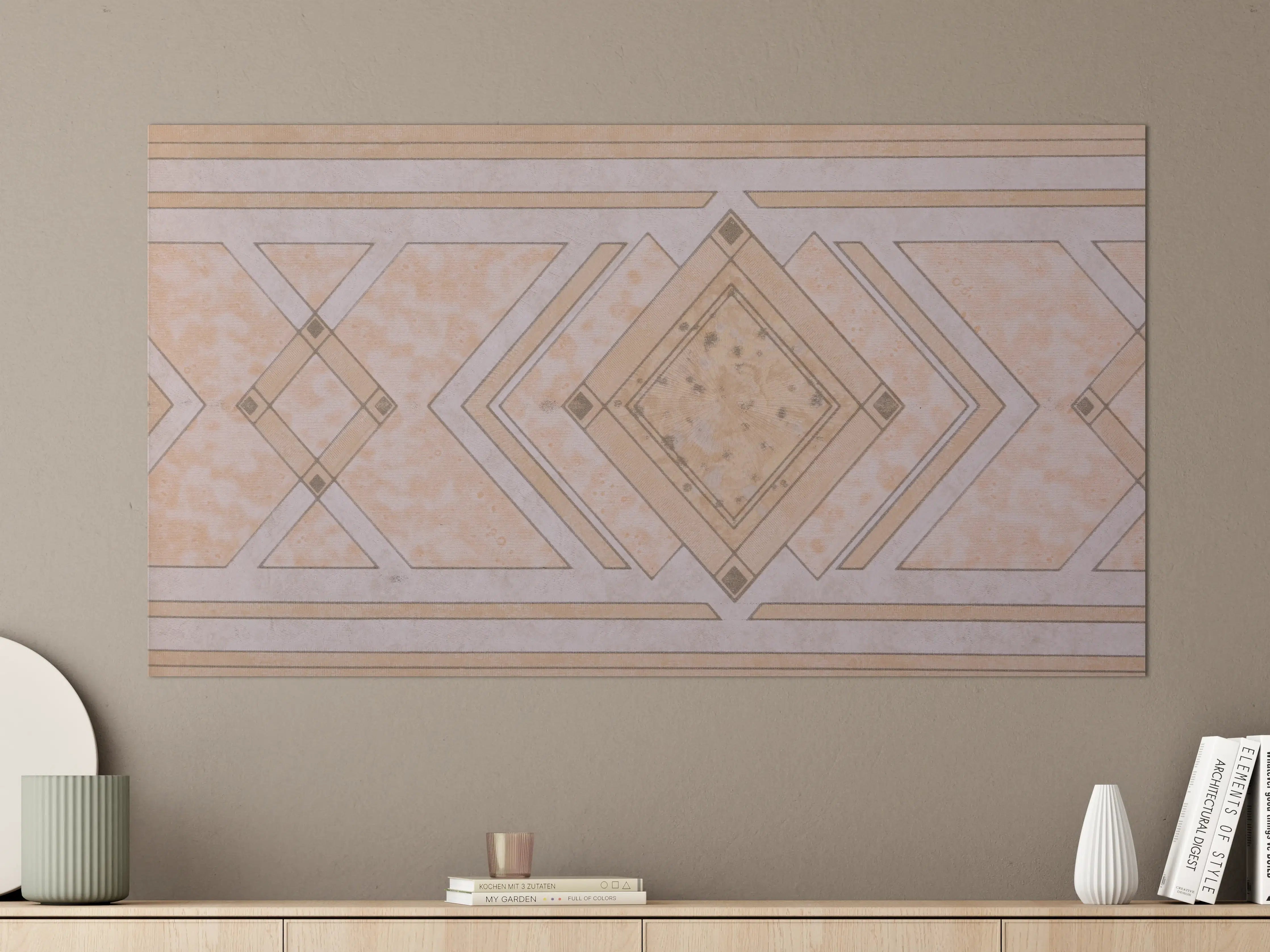Große Wandbilder - Geometrisches Kunstmuster - Modern