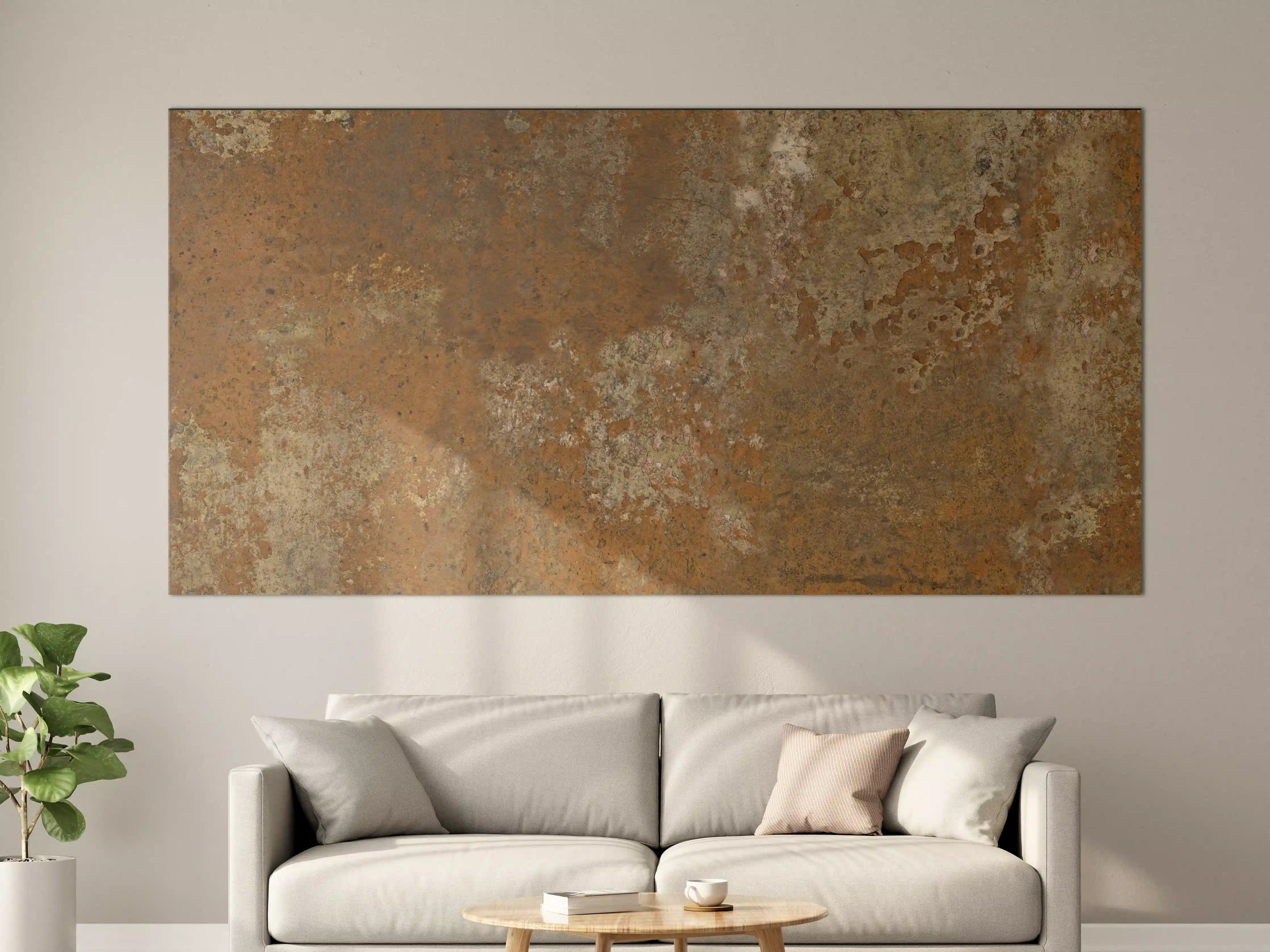 Große Wandbilder - Gerösteter Metalltextur