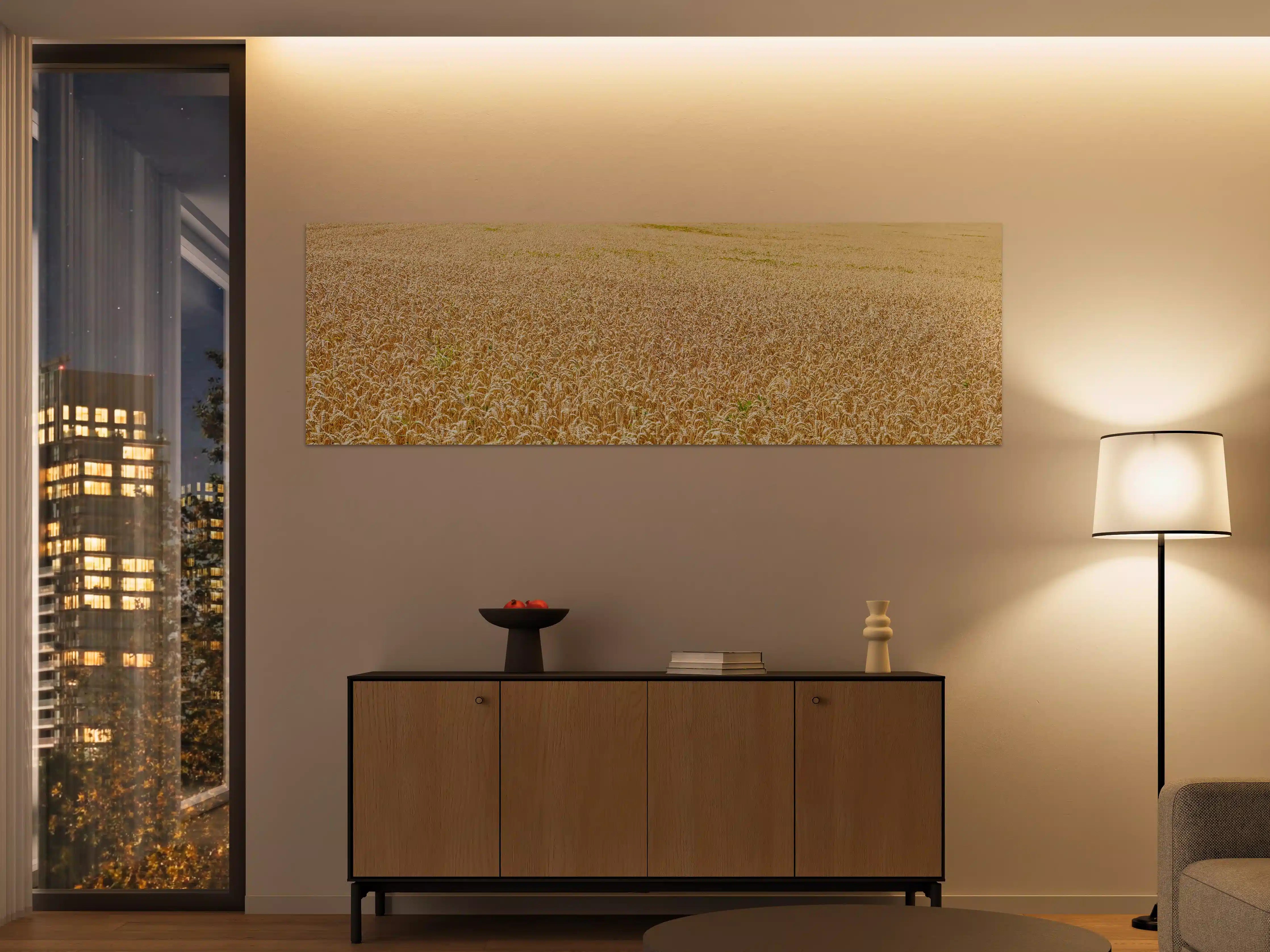 Große Wandbilder - Getreidefeld - Panoramabild