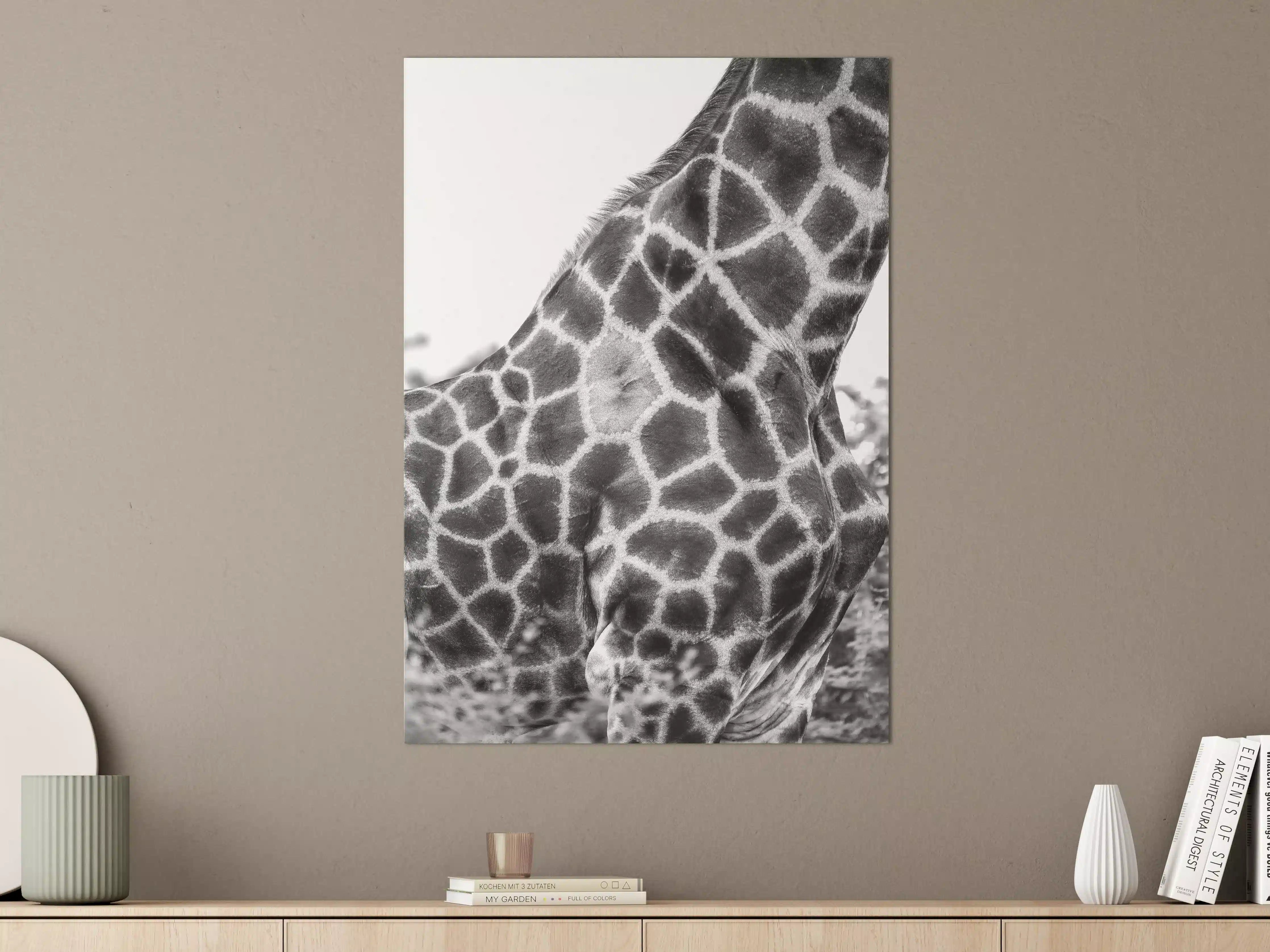 Große Wandbilder - Giraffen Oberkörper