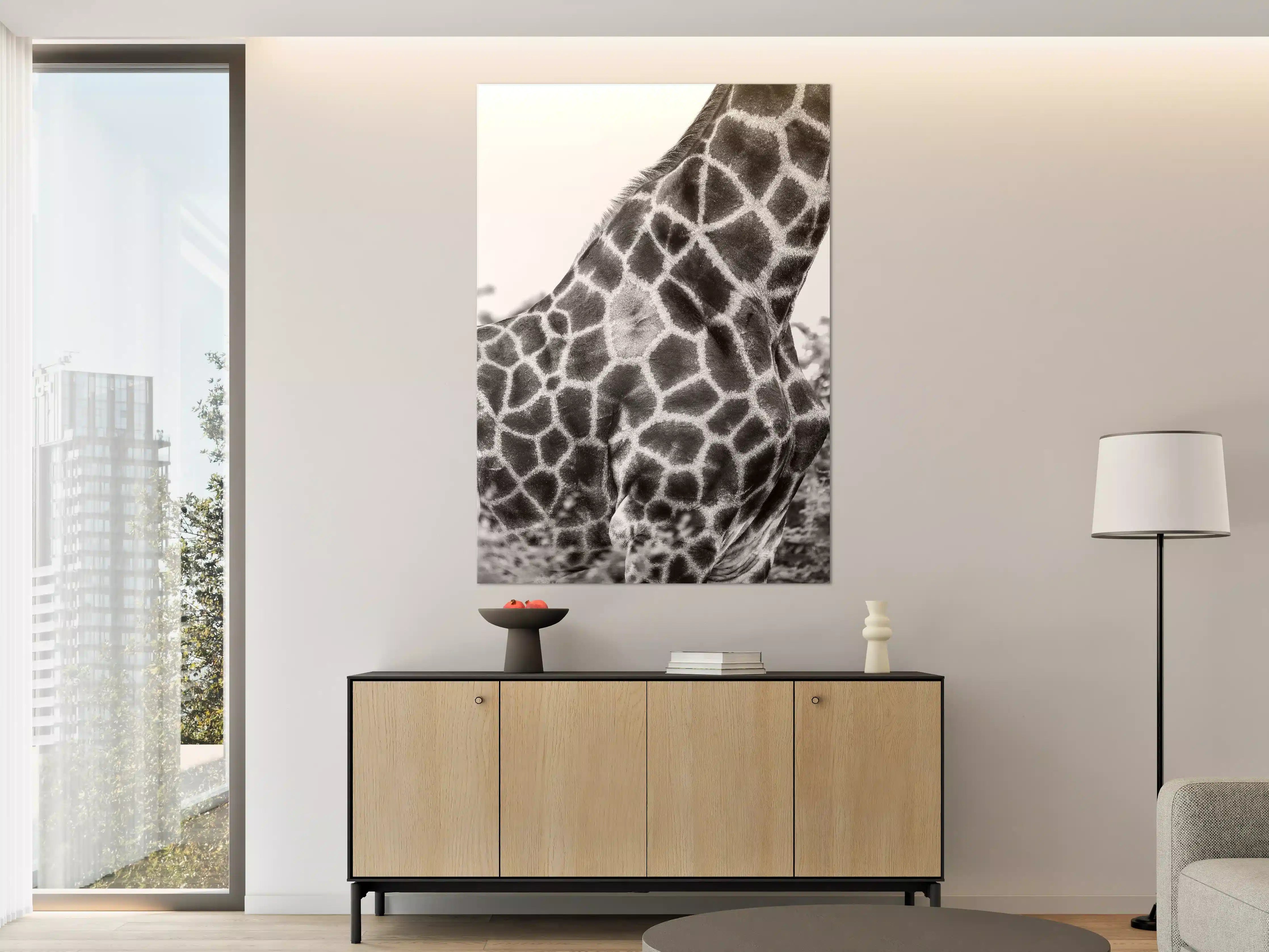 Große Wandbilder - Giraffen Oberkörper
