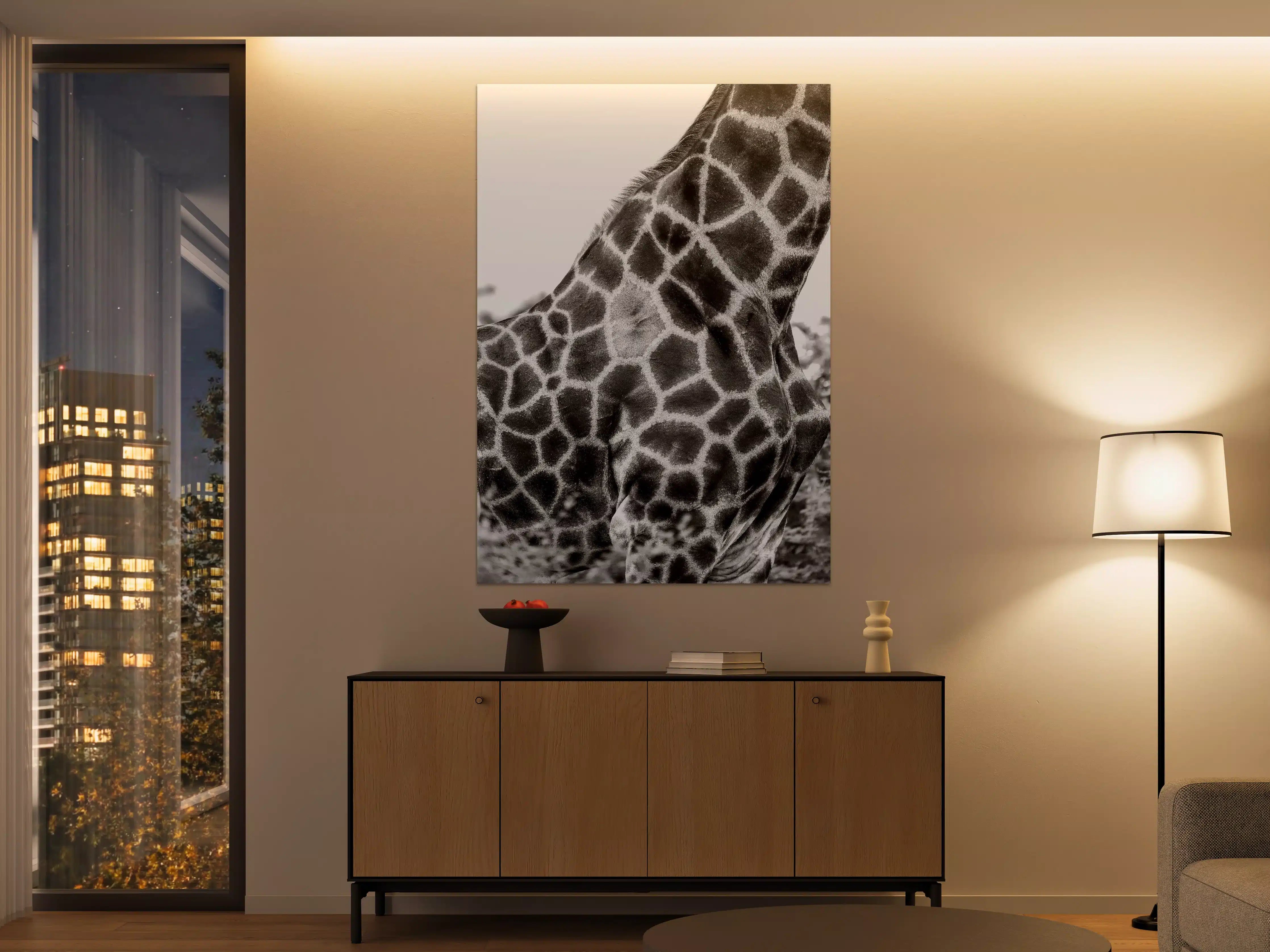 Große Wandbilder - Giraffen Oberkörper