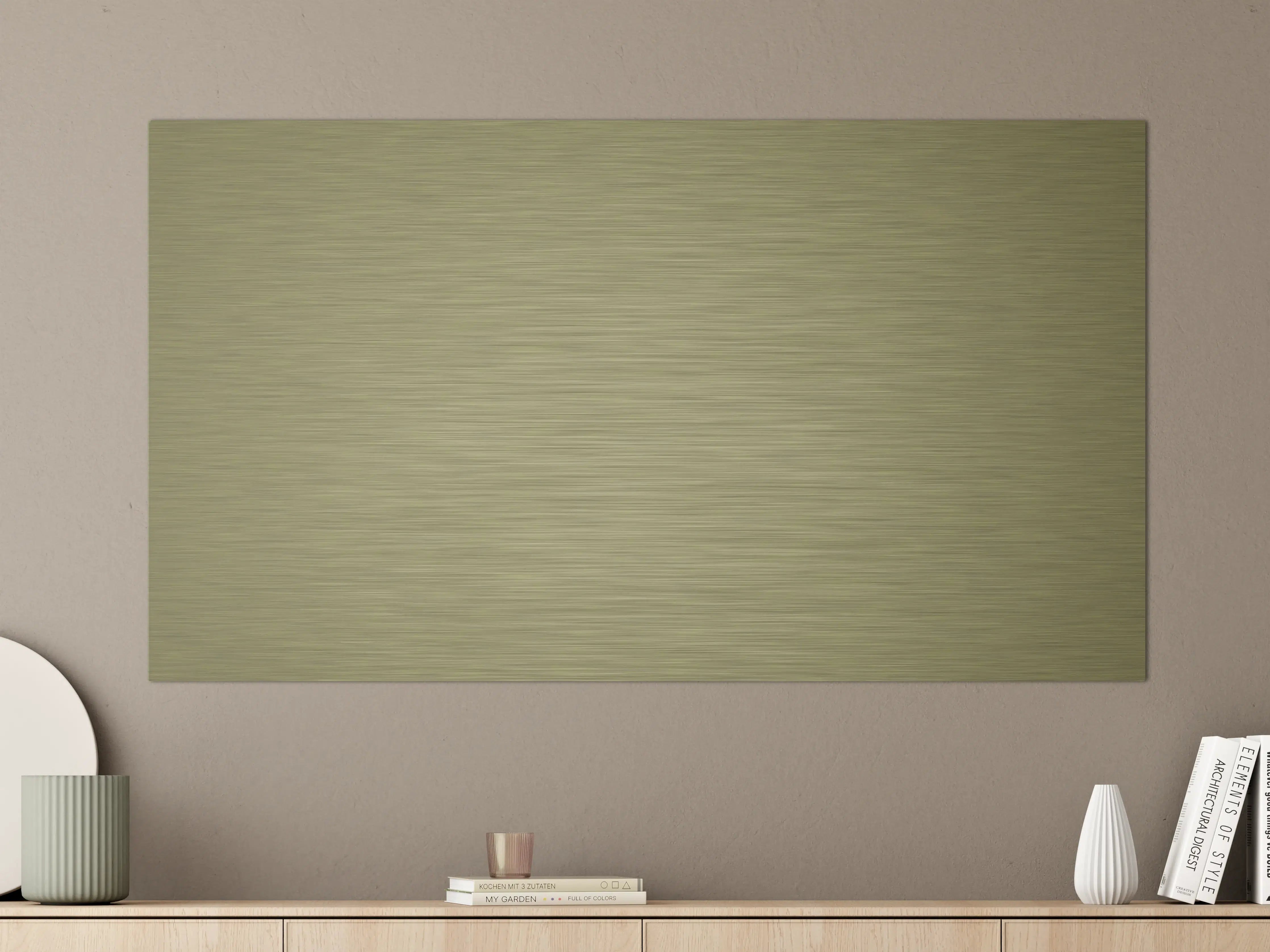 Große Wandbilder - Gold - ALU Prime - Metall Gebürstet