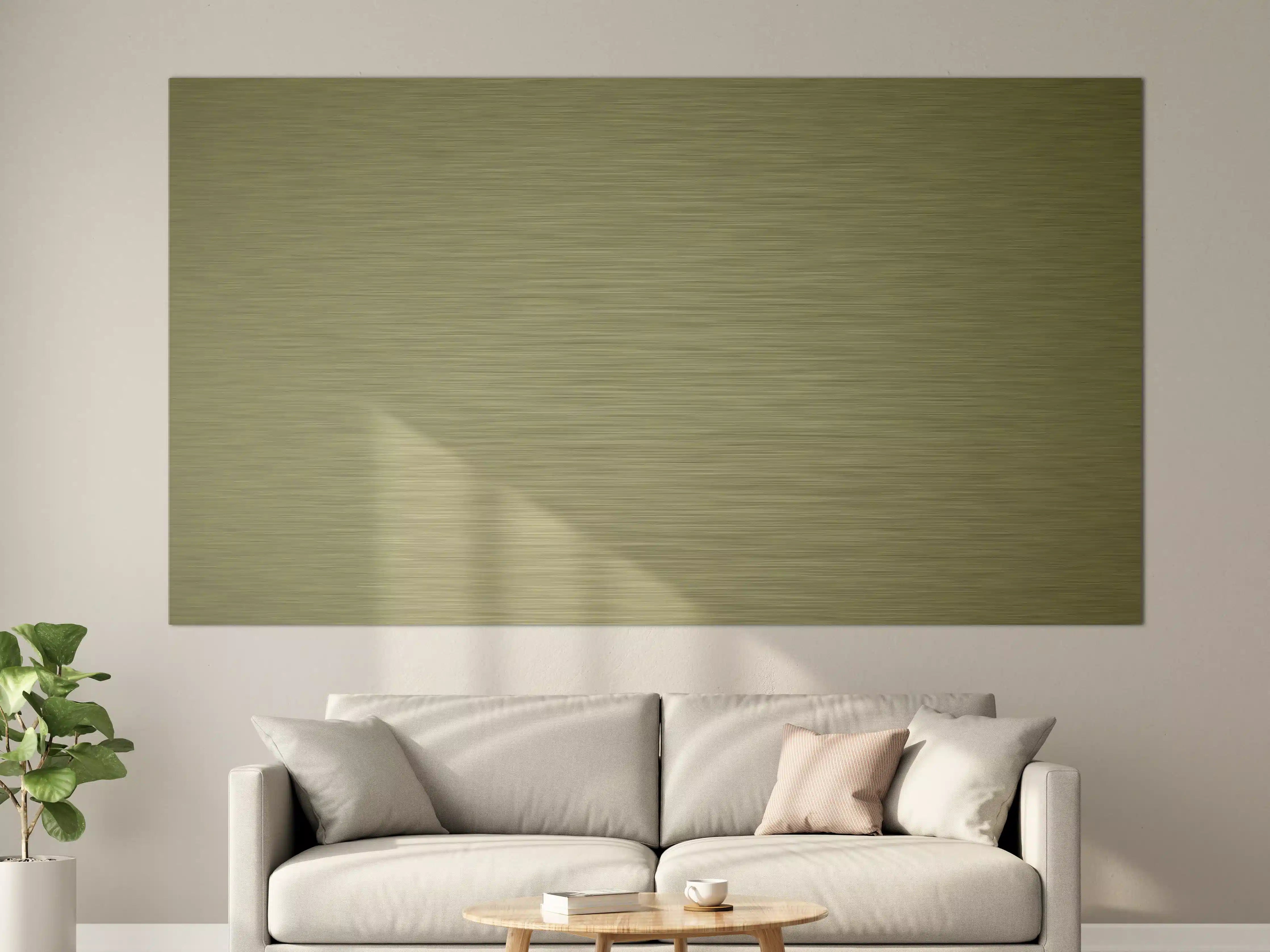 Große Wandbilder - Gold - ALU Prime - Metall Gebürstet