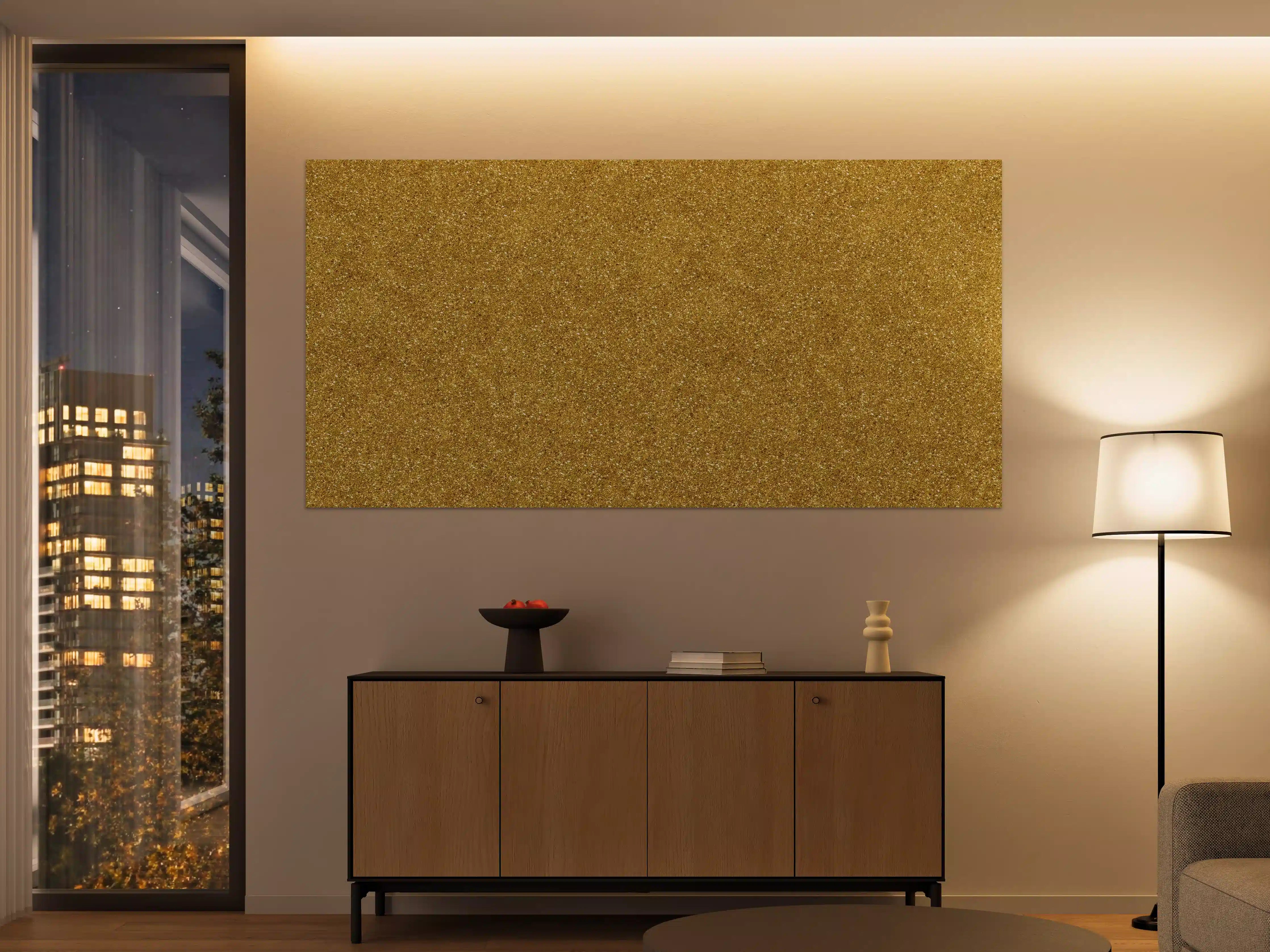 Große Wandbilder - Gold Glitter Textur