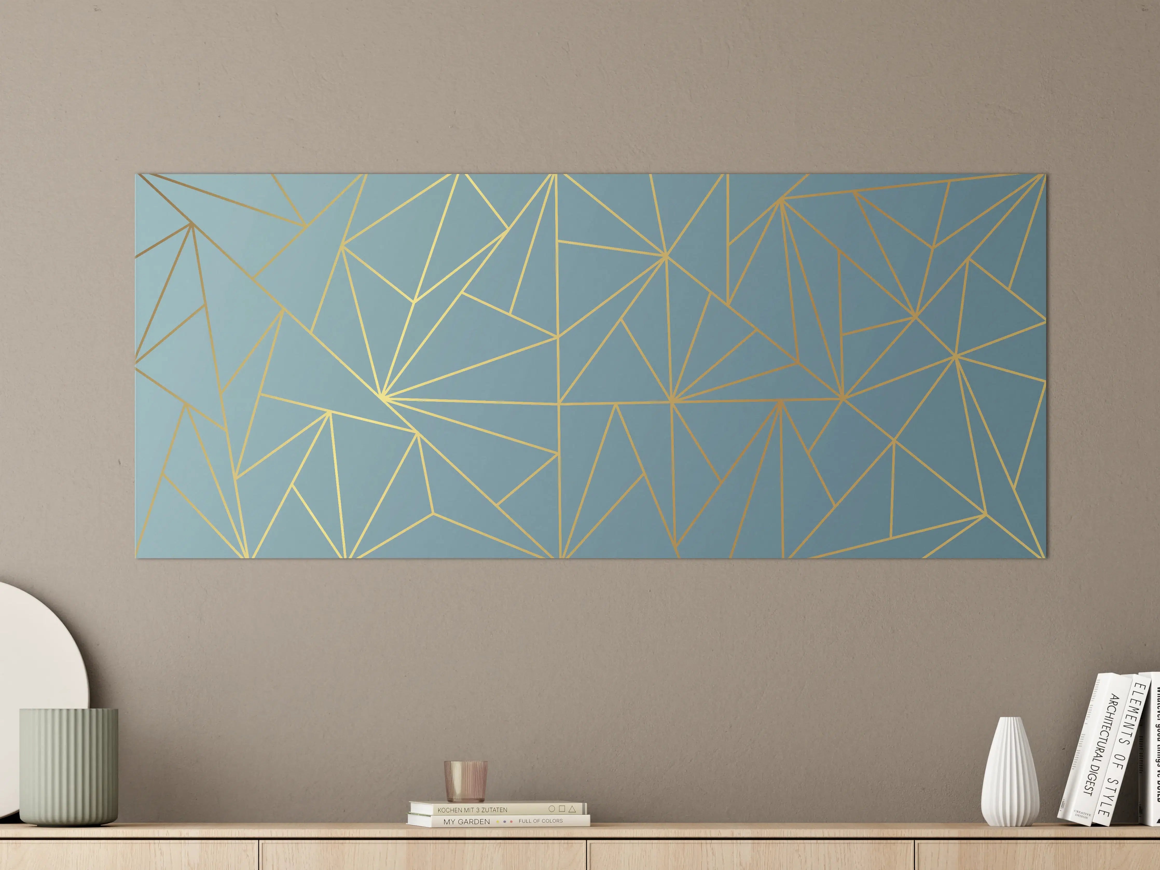 Große Wandbilder - GoldLine Geometrische Kunst