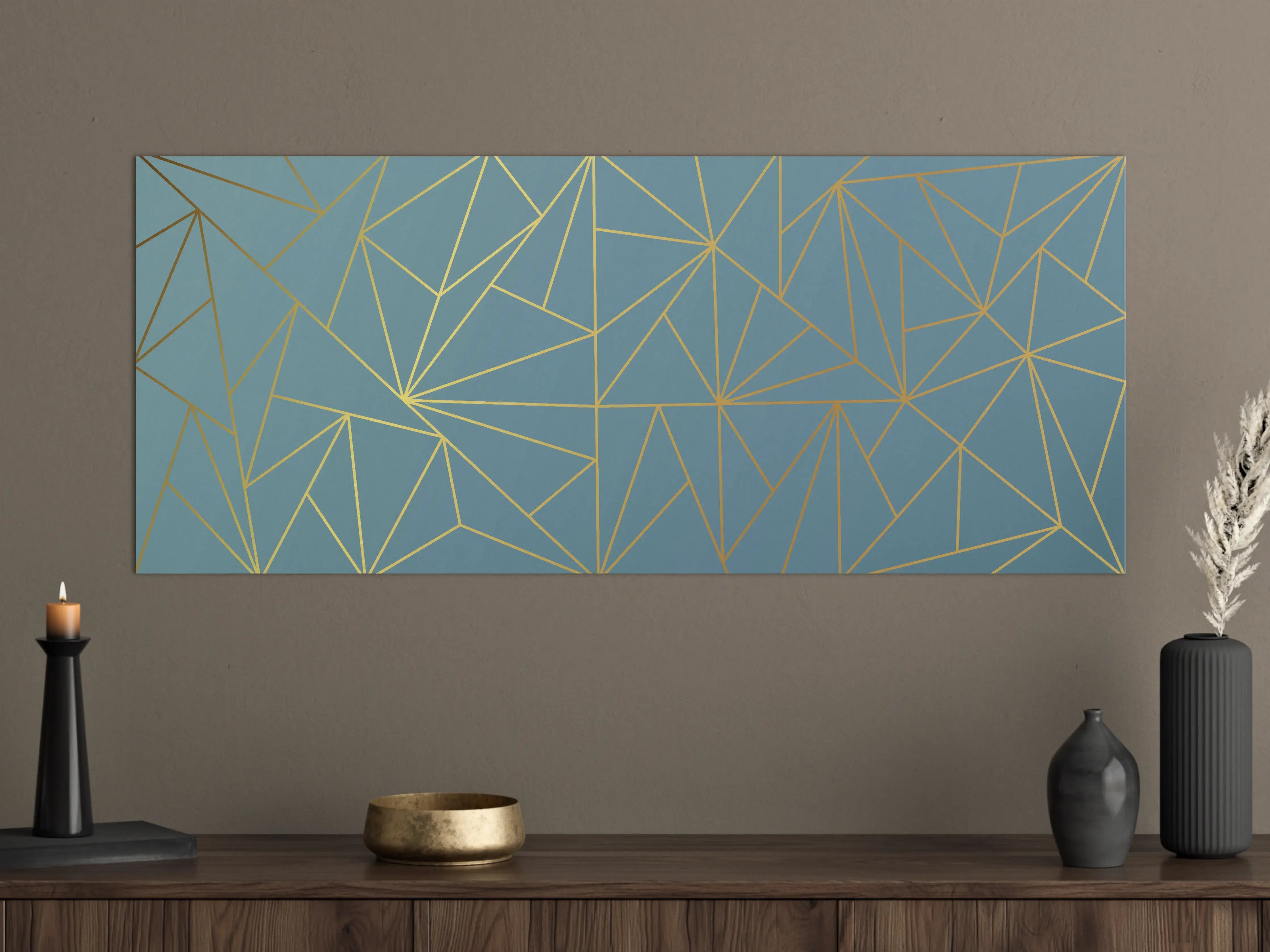 Große Wandbilder - GoldLine Geometrische Kunst