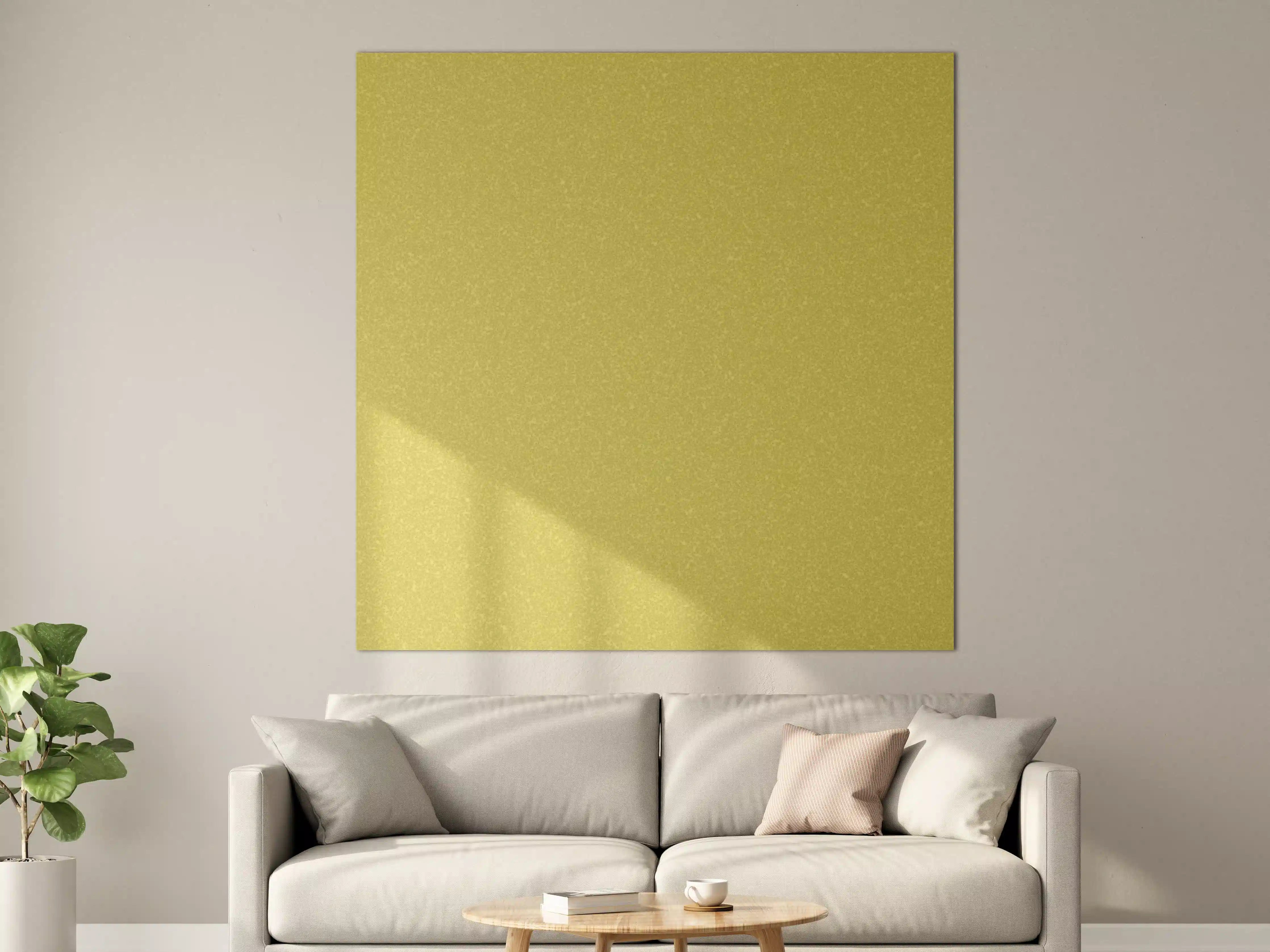 Große Wandbilder - Goldene Wandtextur - Beleuchtungsfarbe