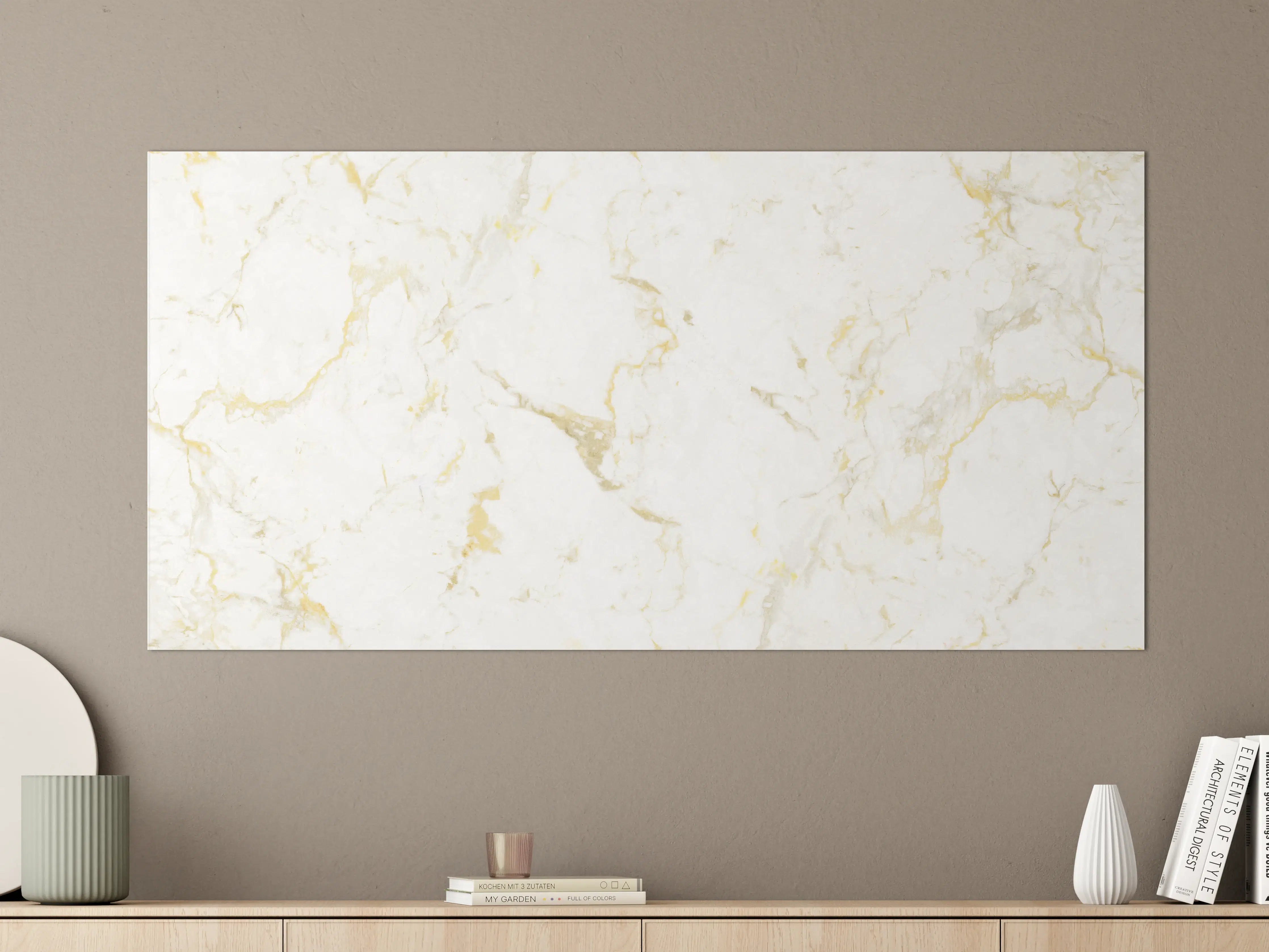 Große Wandbilder - Goldmarmor Textur