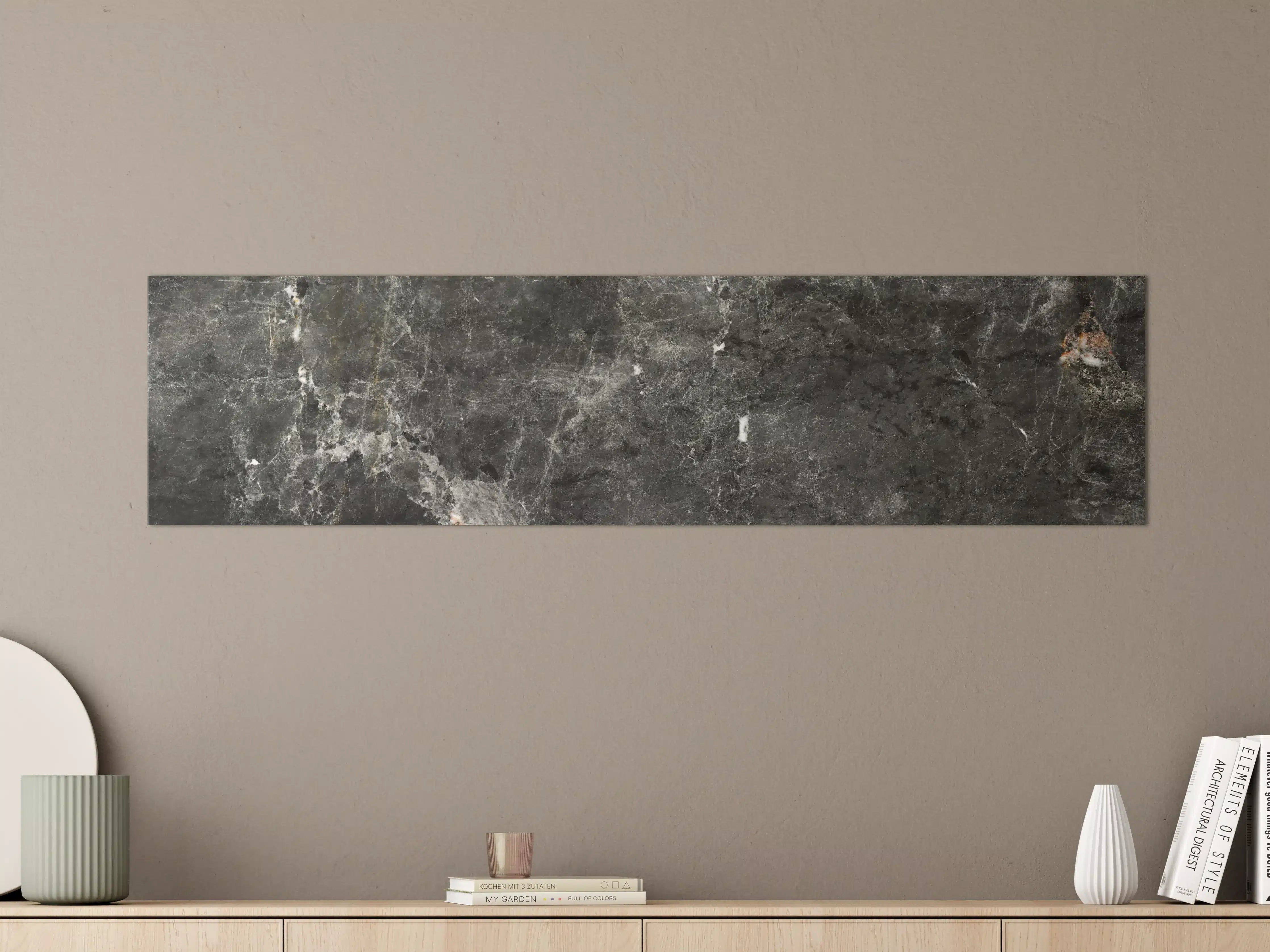Große Wandbilder - Gräuliche Marmor Oberfläche