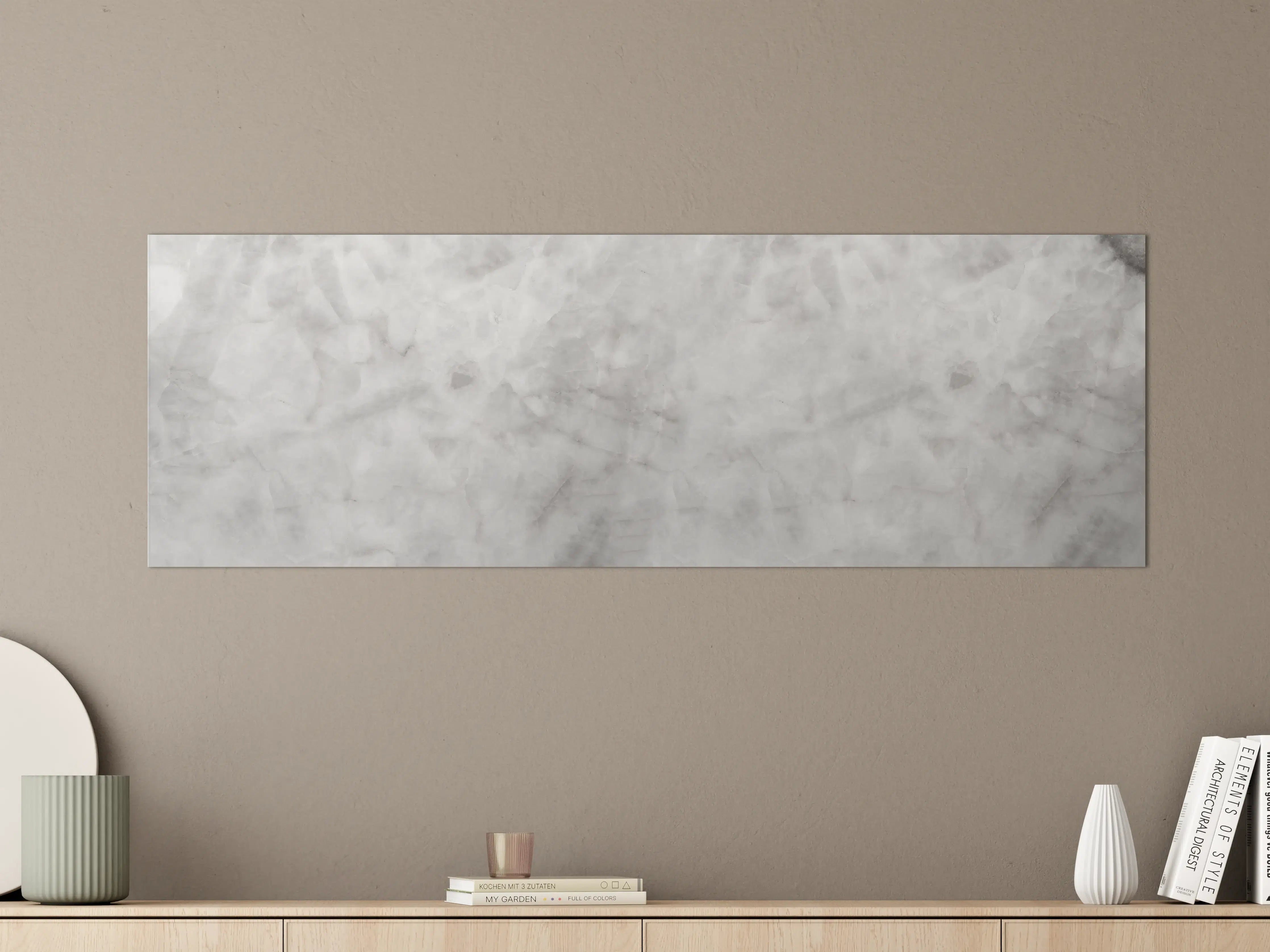 Große Wandbilder - Gräuliche Marmor Textur