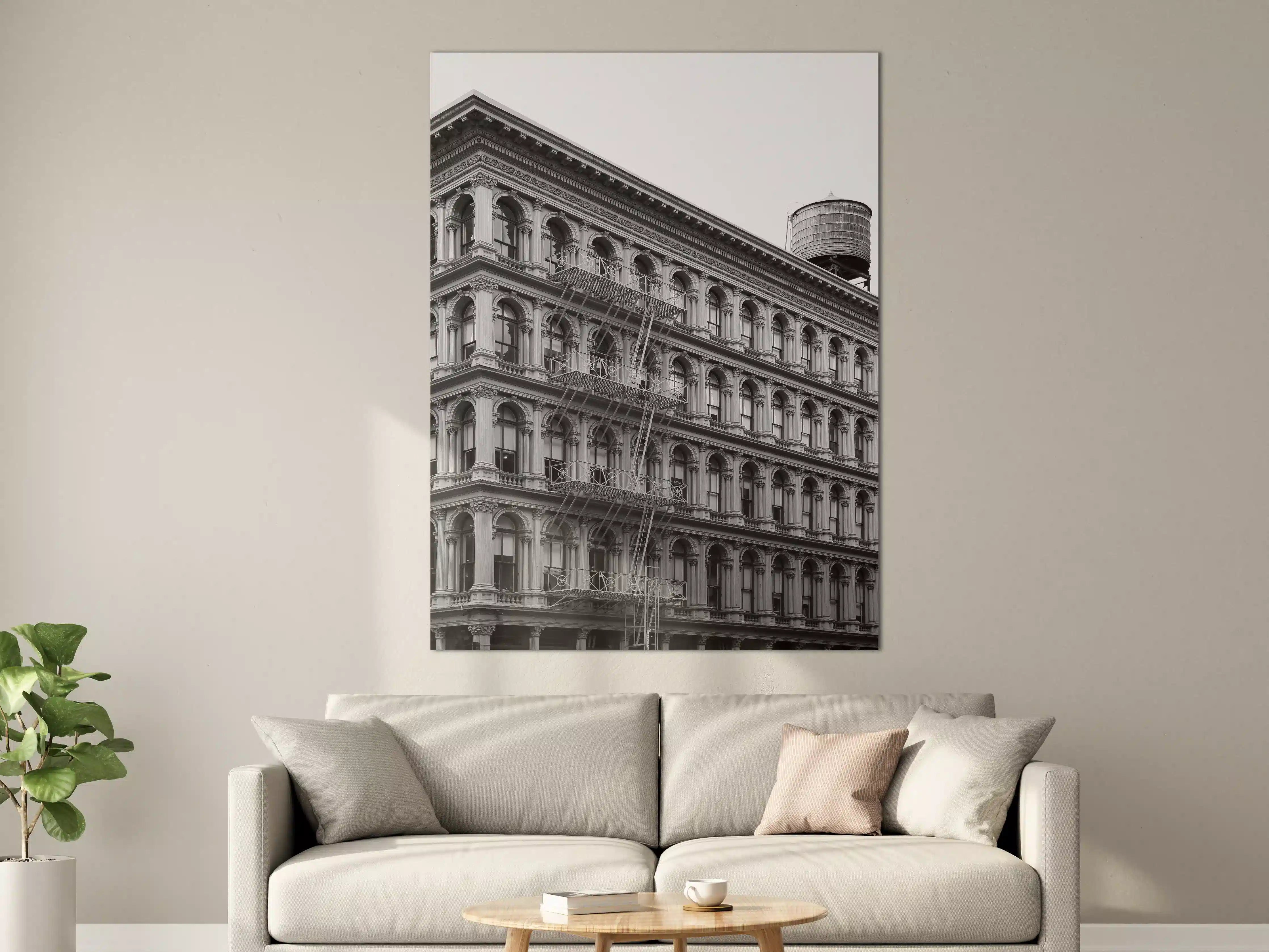 Große Wandbilder - Gräuliches Foto - Architektur in NYC