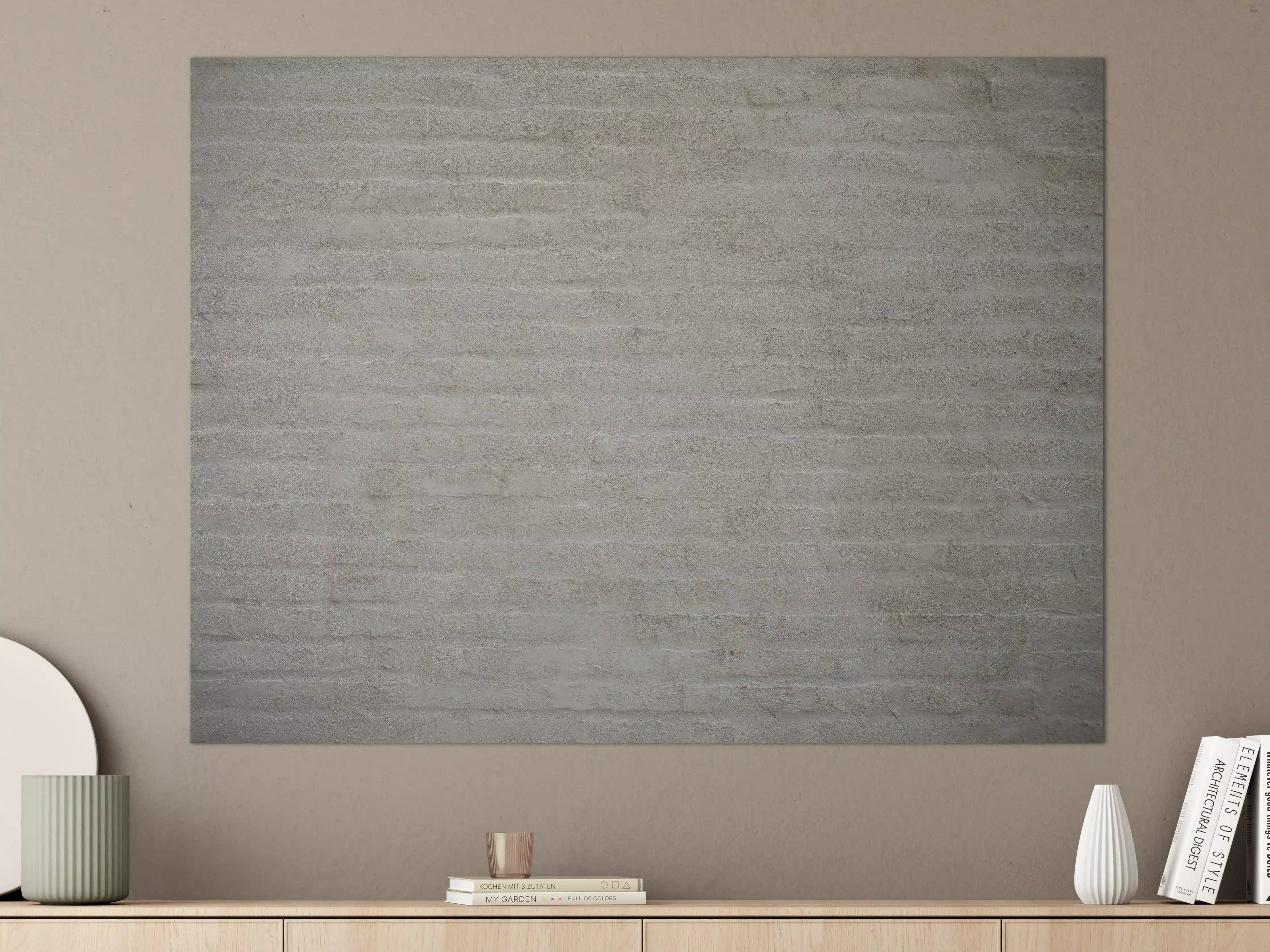 Große Wandbilder - Gräuliches Mauerwerk