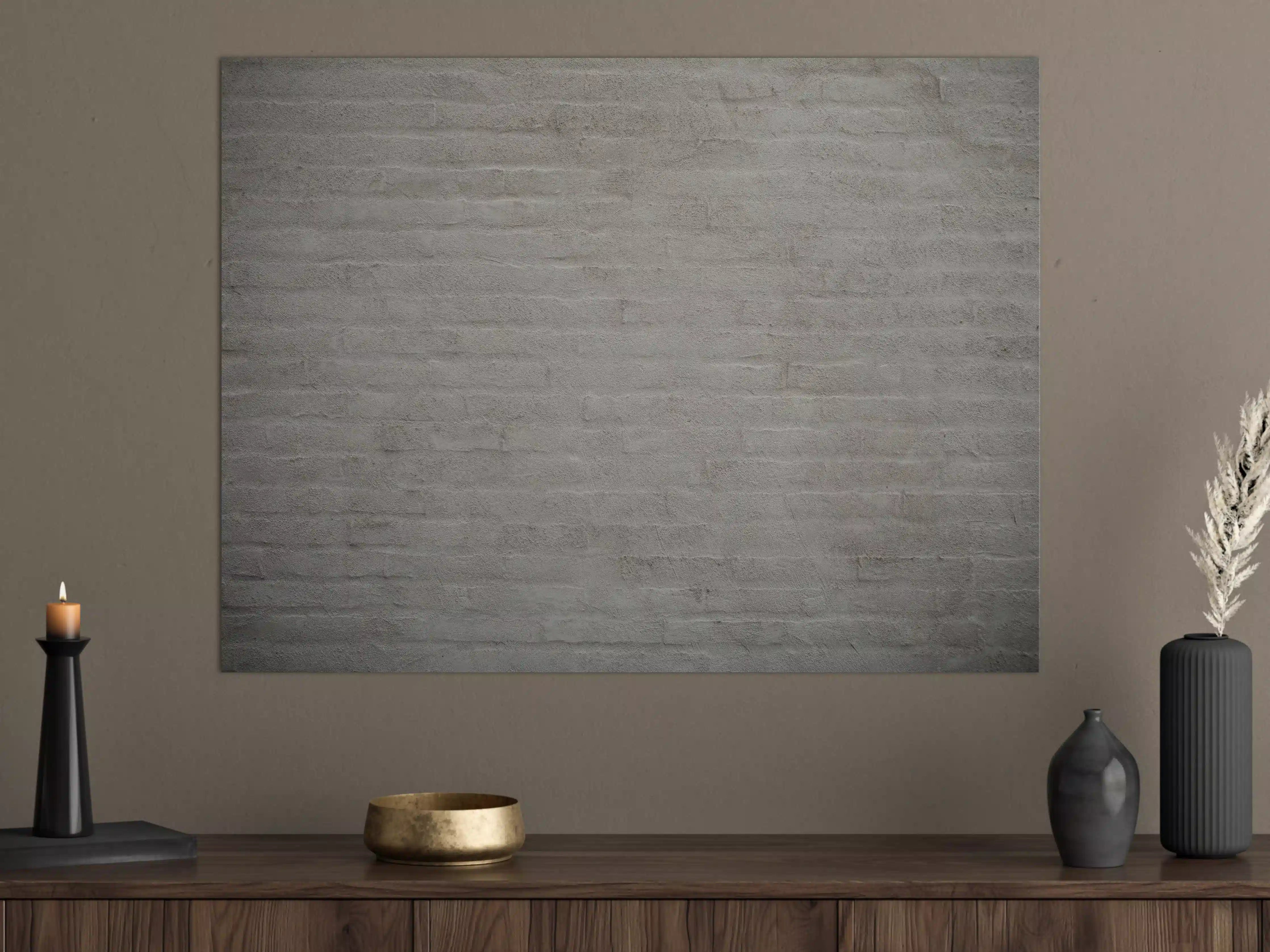 Große Wandbilder - Gräuliches Mauerwerk