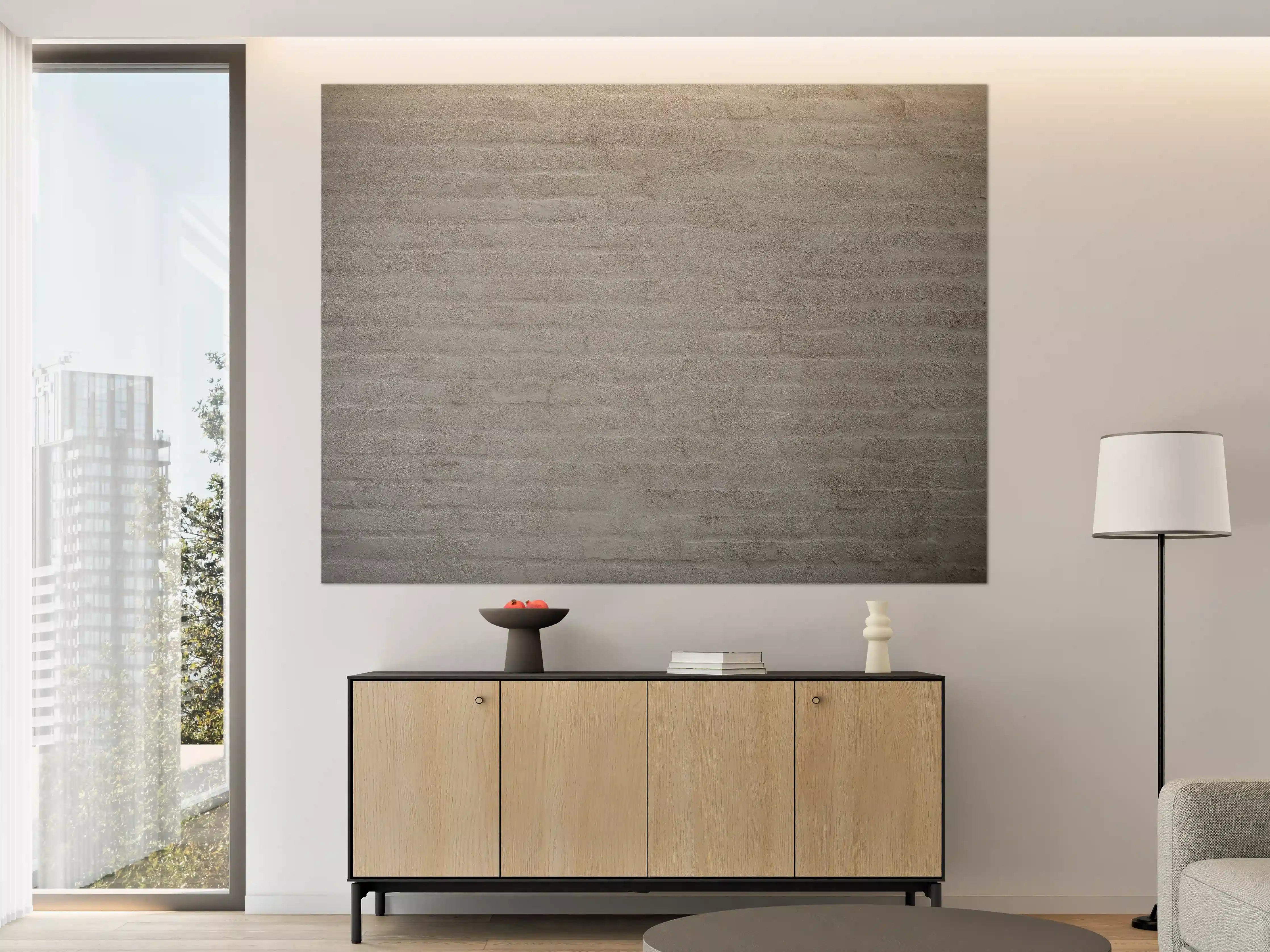 Große Wandbilder - Gräuliches Mauerwerk