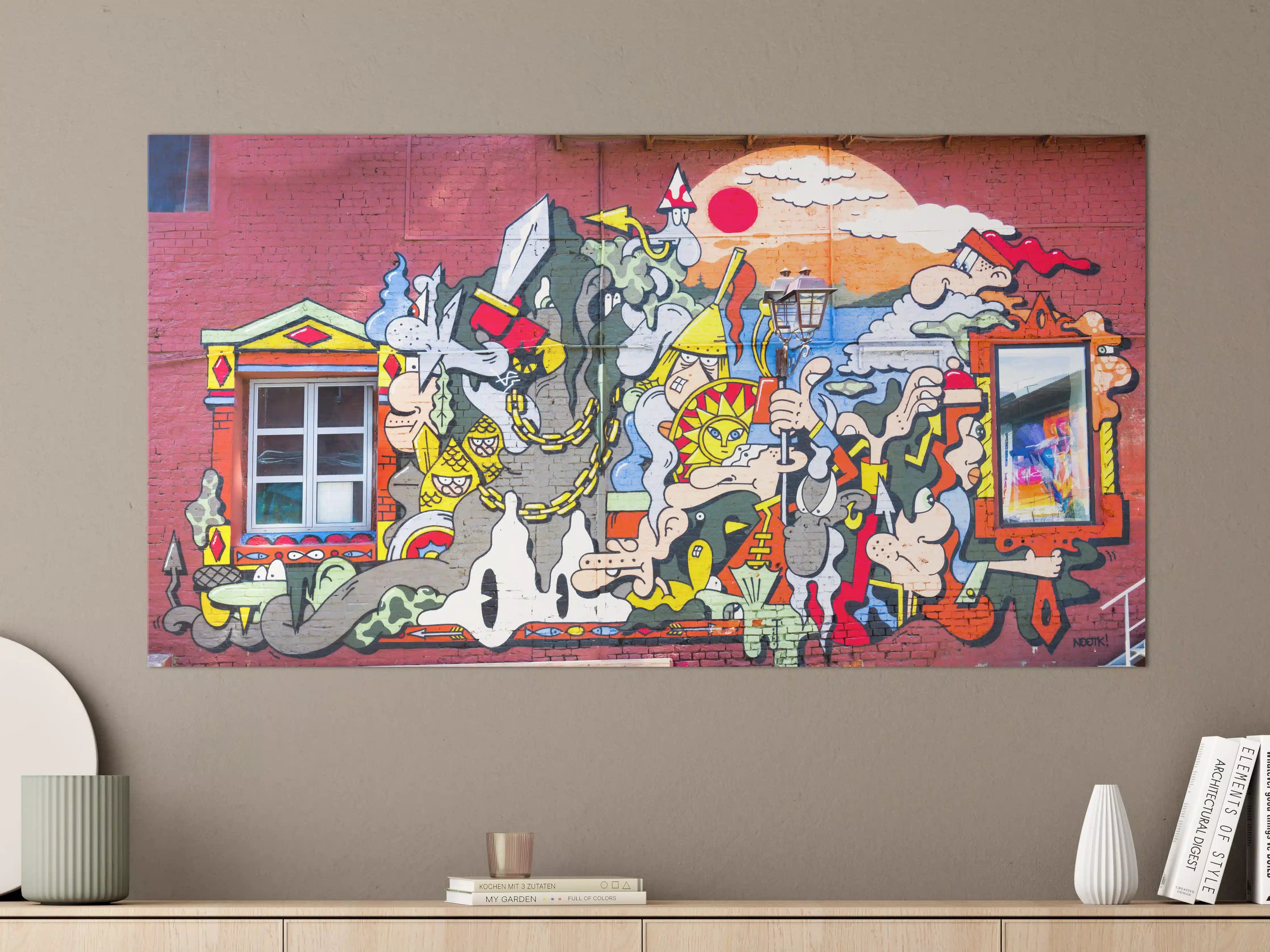 Große Wandbilder - Graffiti Wand - Urban Streetstyle