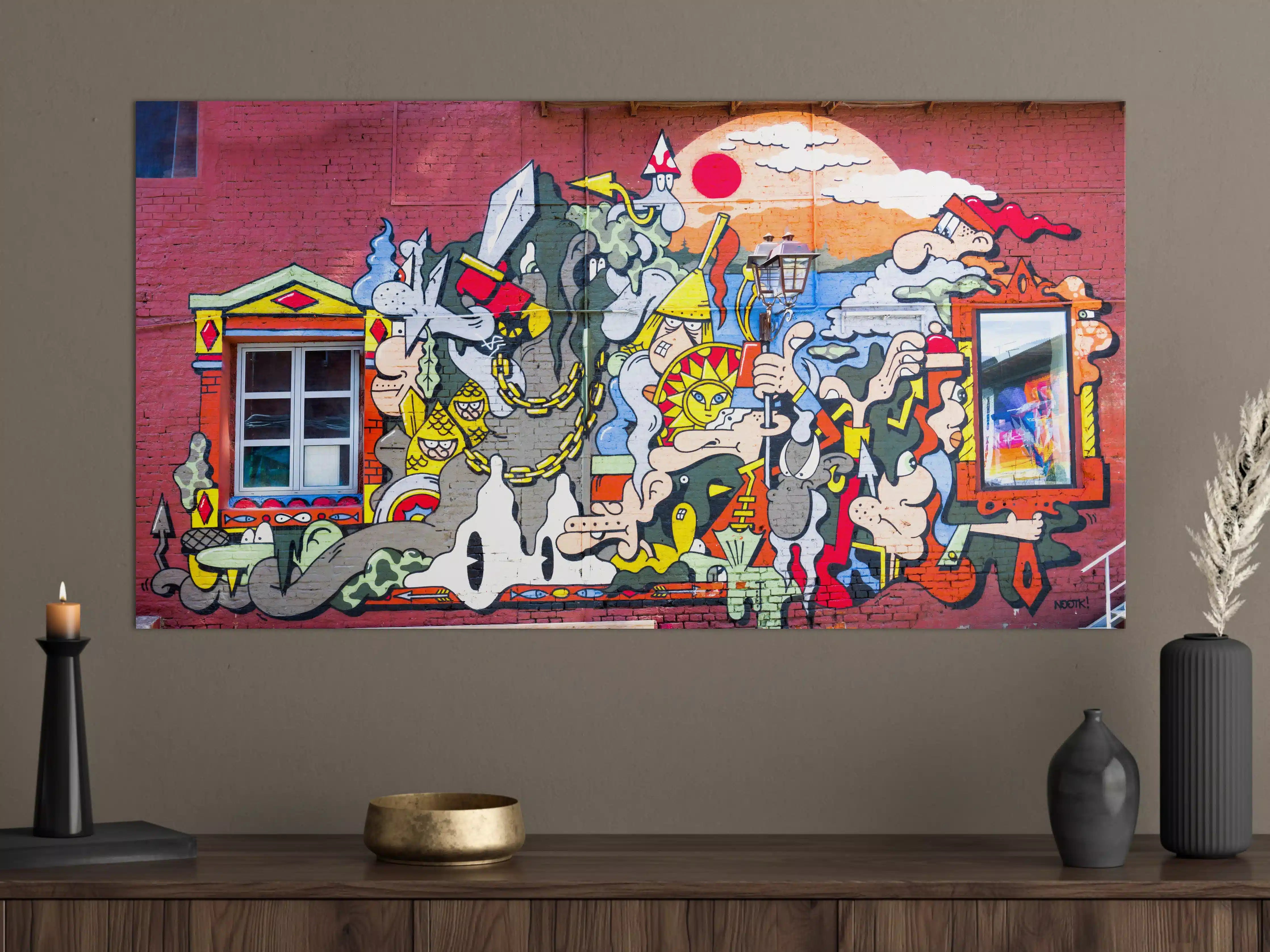 Große Wandbilder - Graffiti Wand - Urban Streetstyle