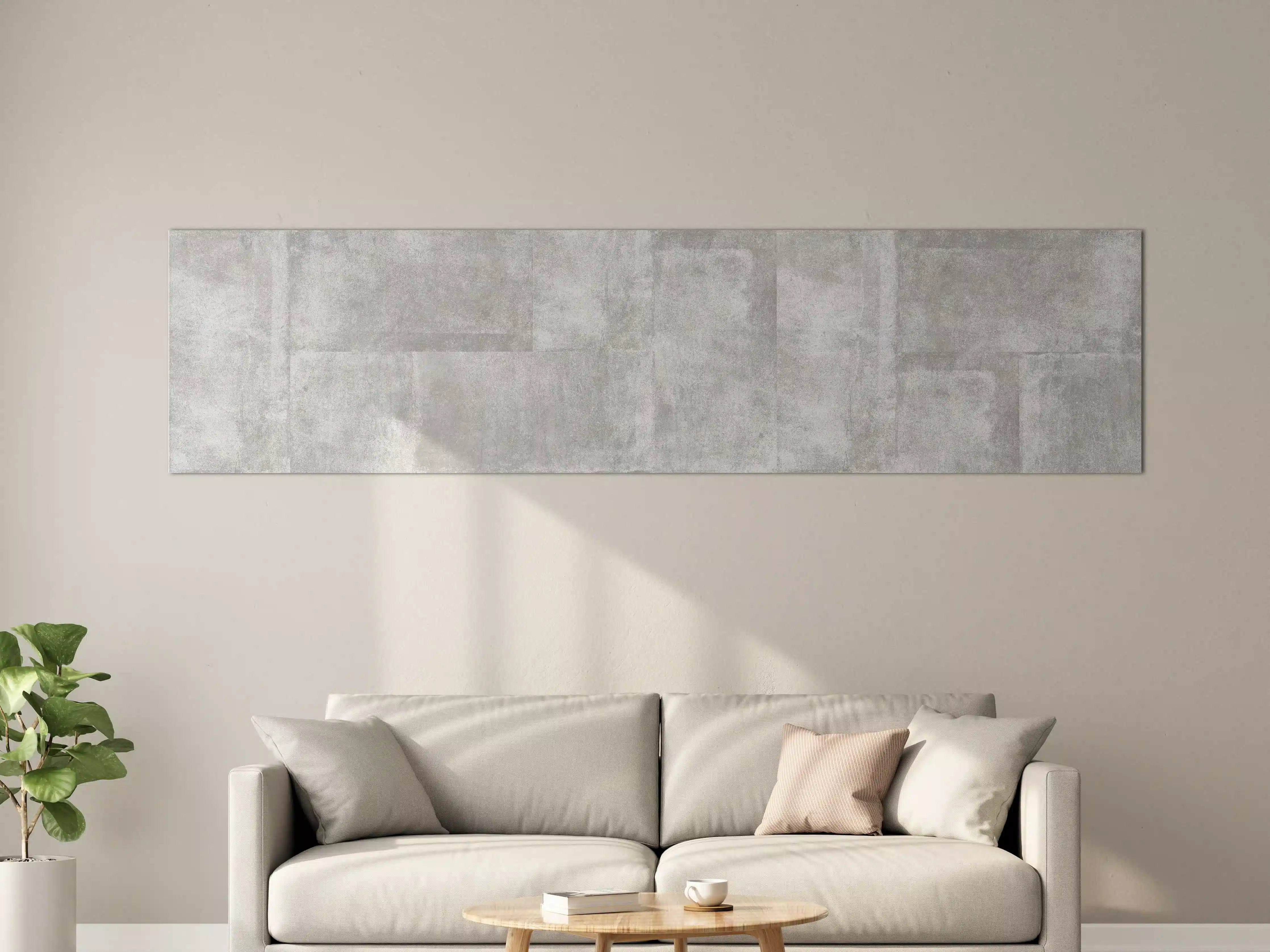 Große Wandbilder - Grau-Weiße Zementwand Textur