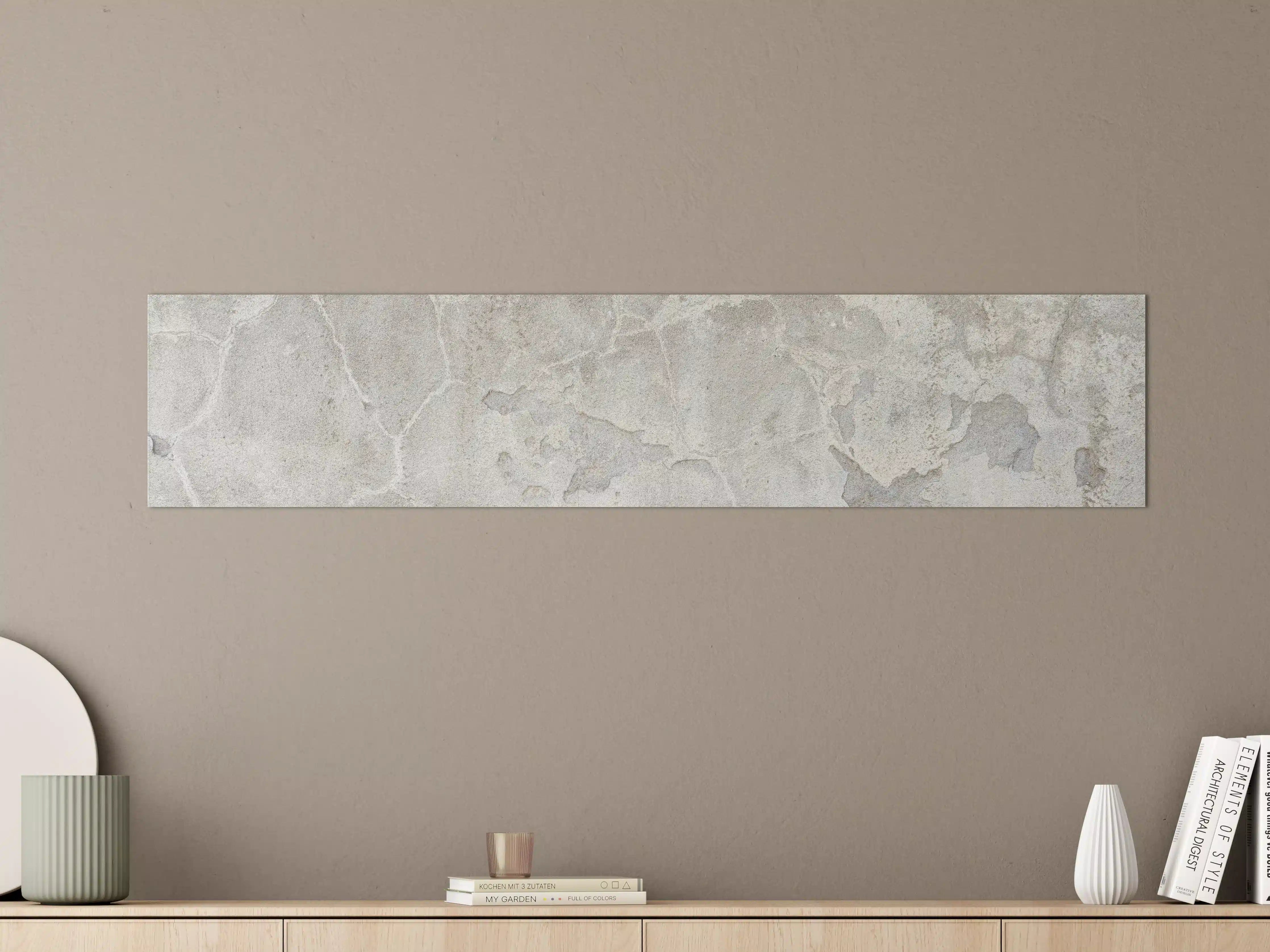 Große Wandbilder - Graue Kieselstein-Textur im Nahaufnahme