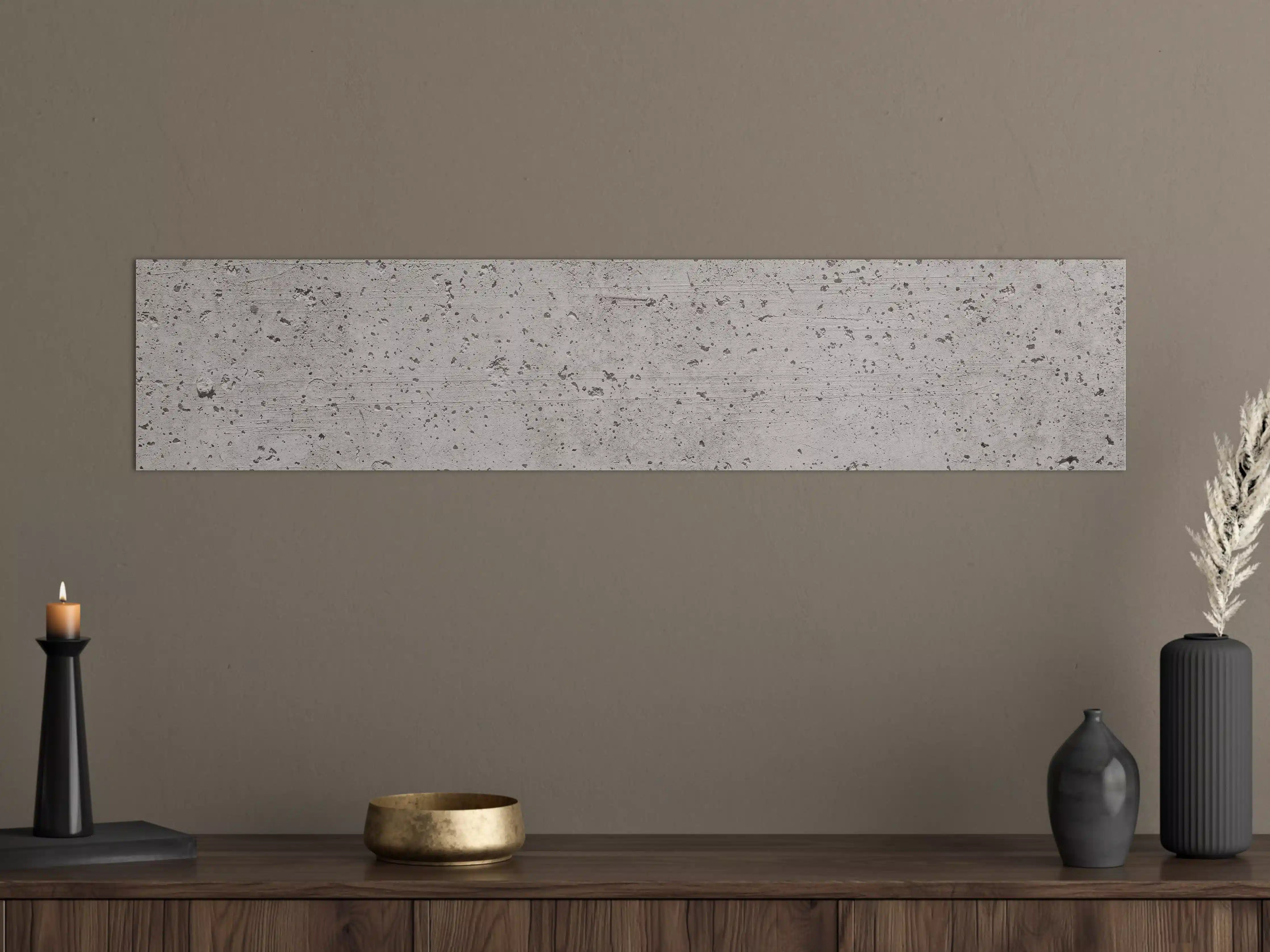 Große Wandbilder - Graue Mauer mit weißen Nuancen