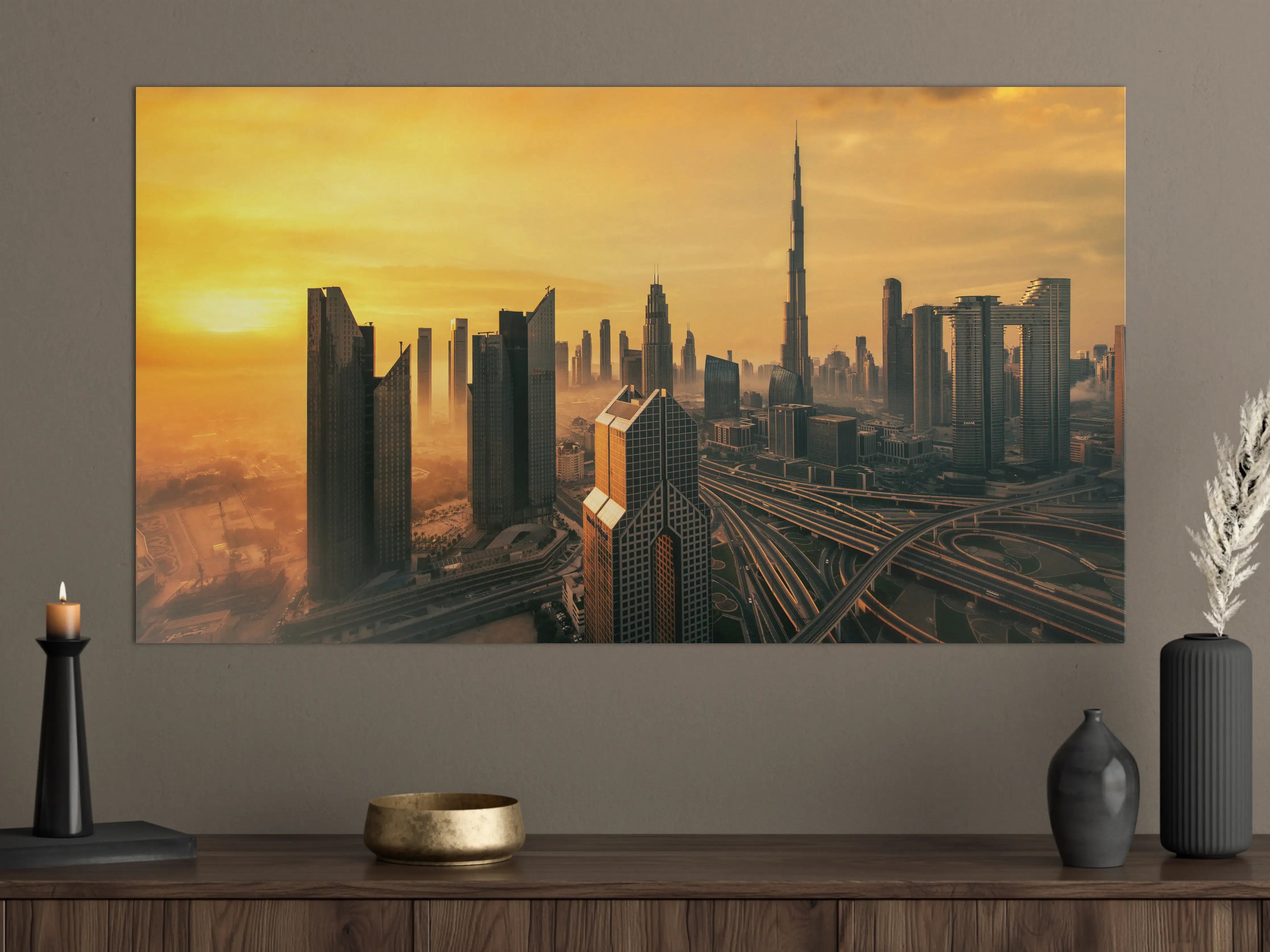 Große Wandbilder - Graue Morgenhorizonte