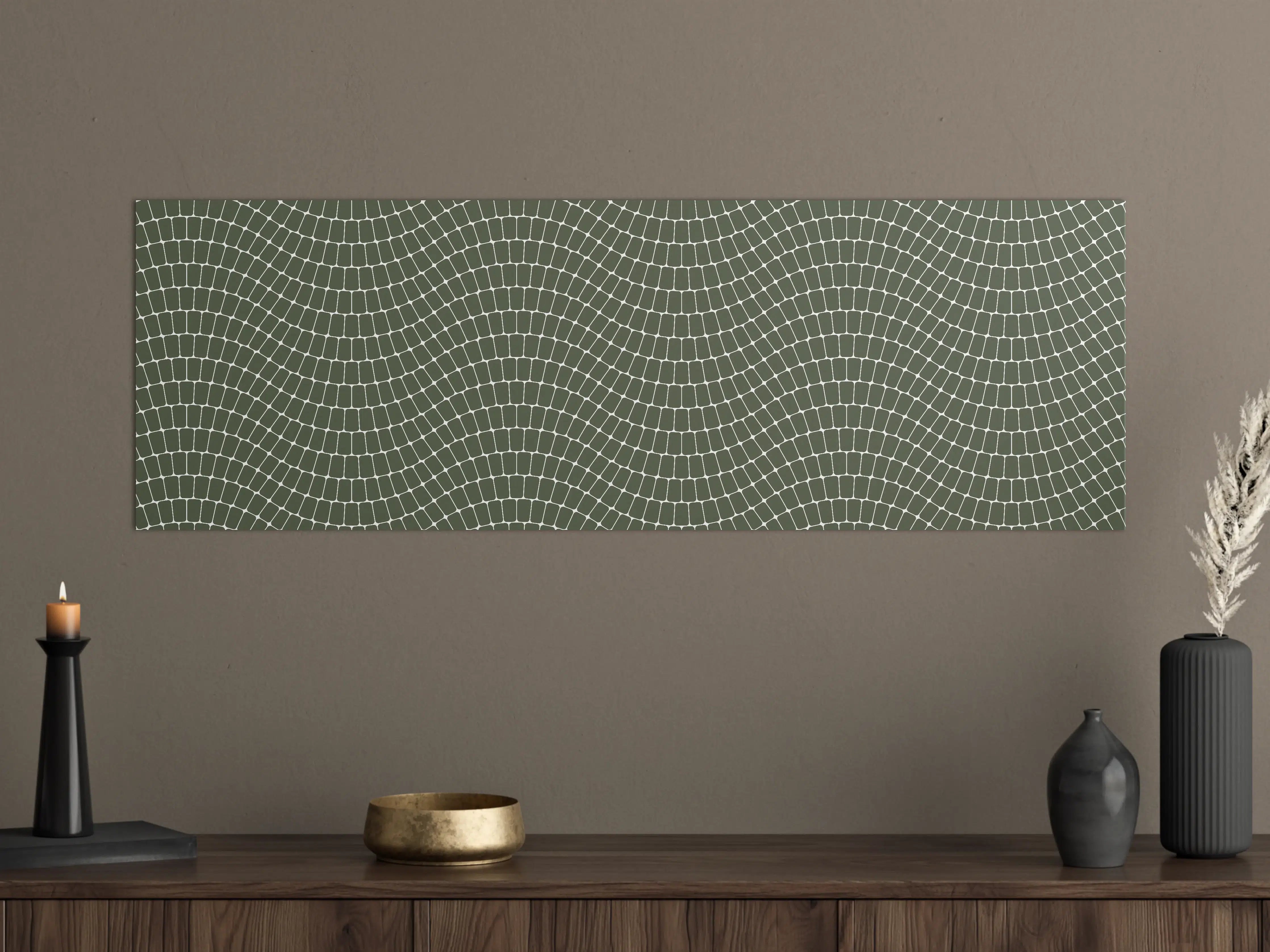 Große Wandbilder - Graue Mosaik-Kachelstruktur
