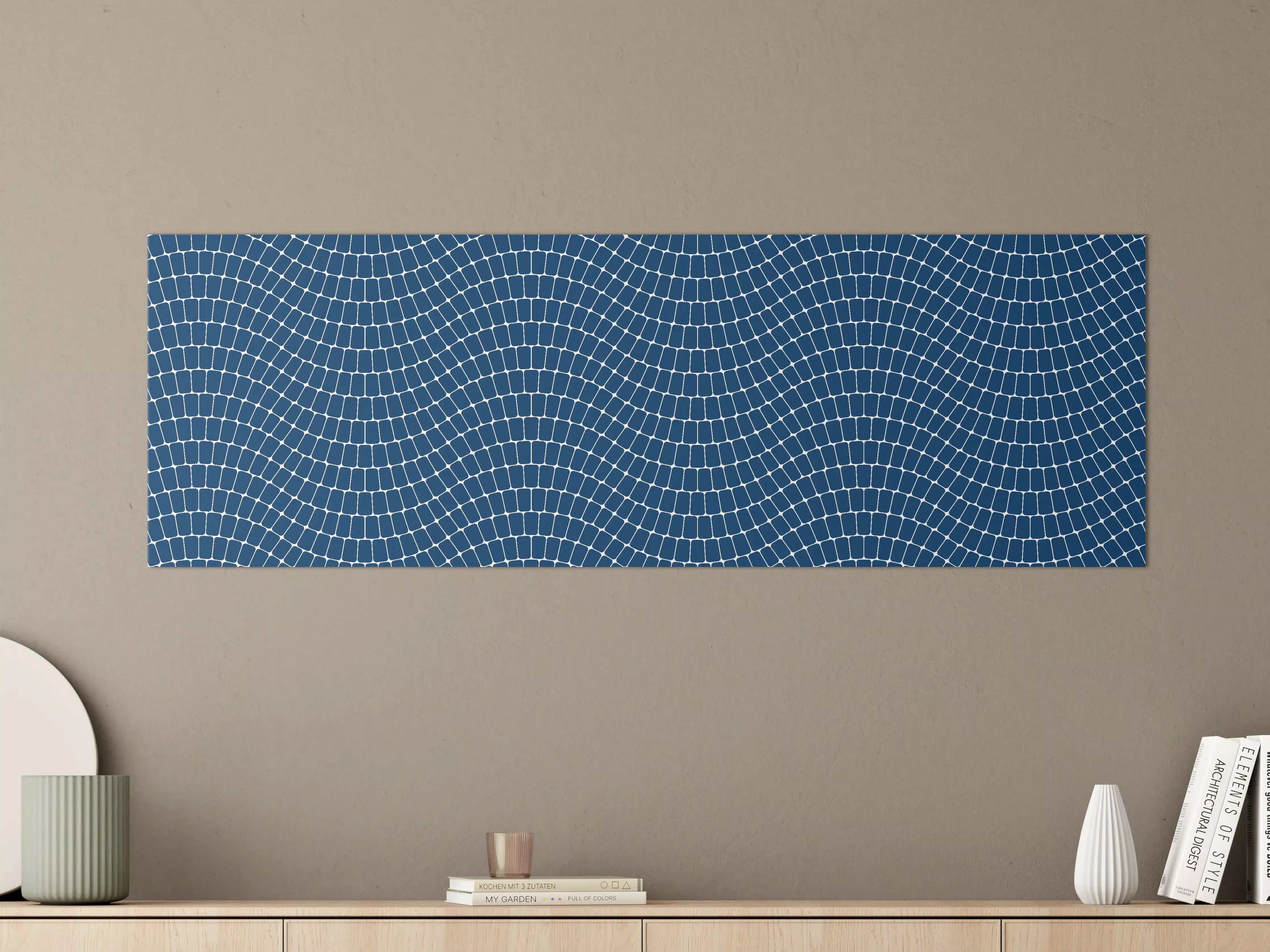 Große Wandbilder - Graue Mosaikträume