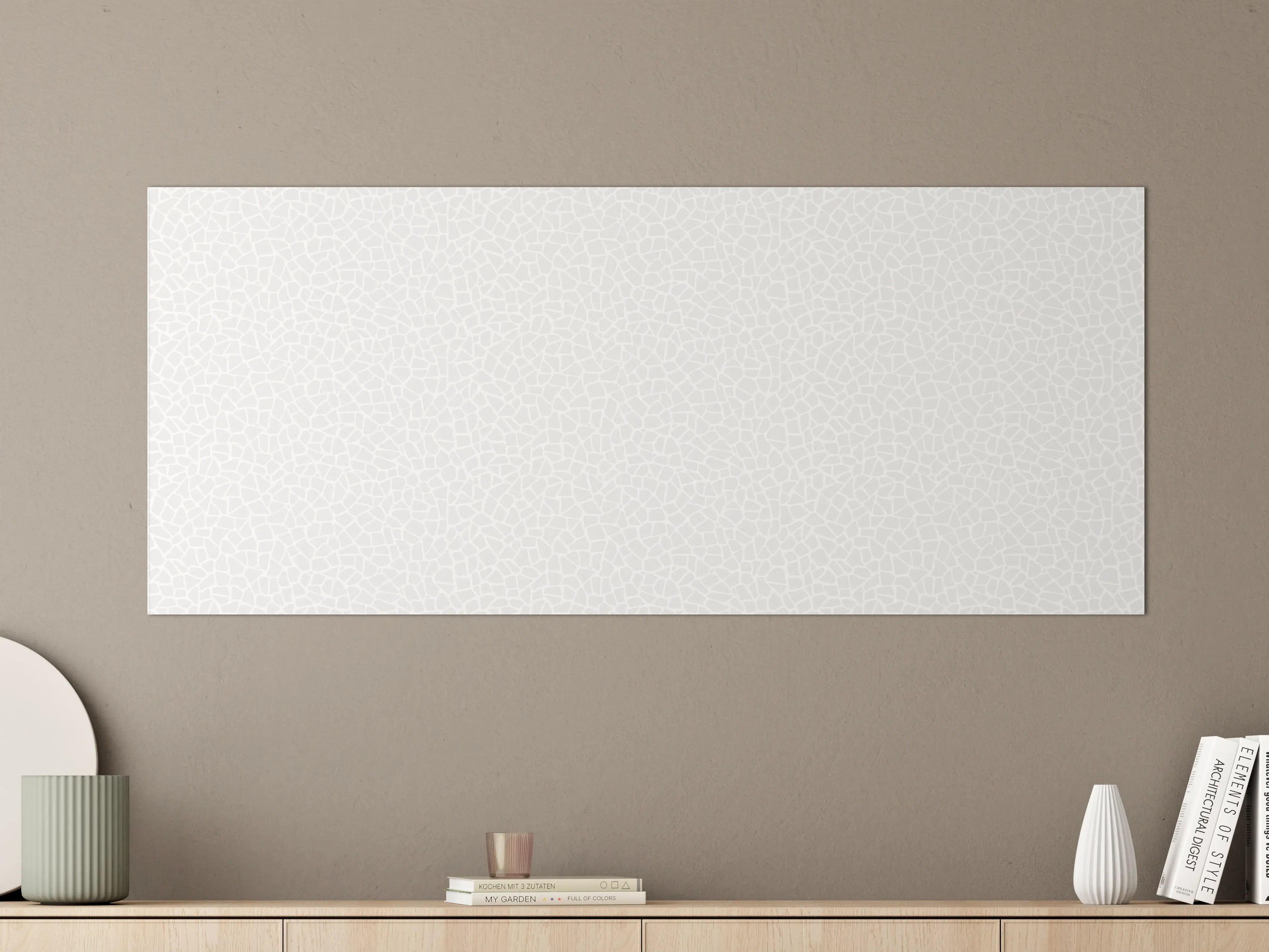 Große Wandbilder - Grauer Marmor mit zarten Linien