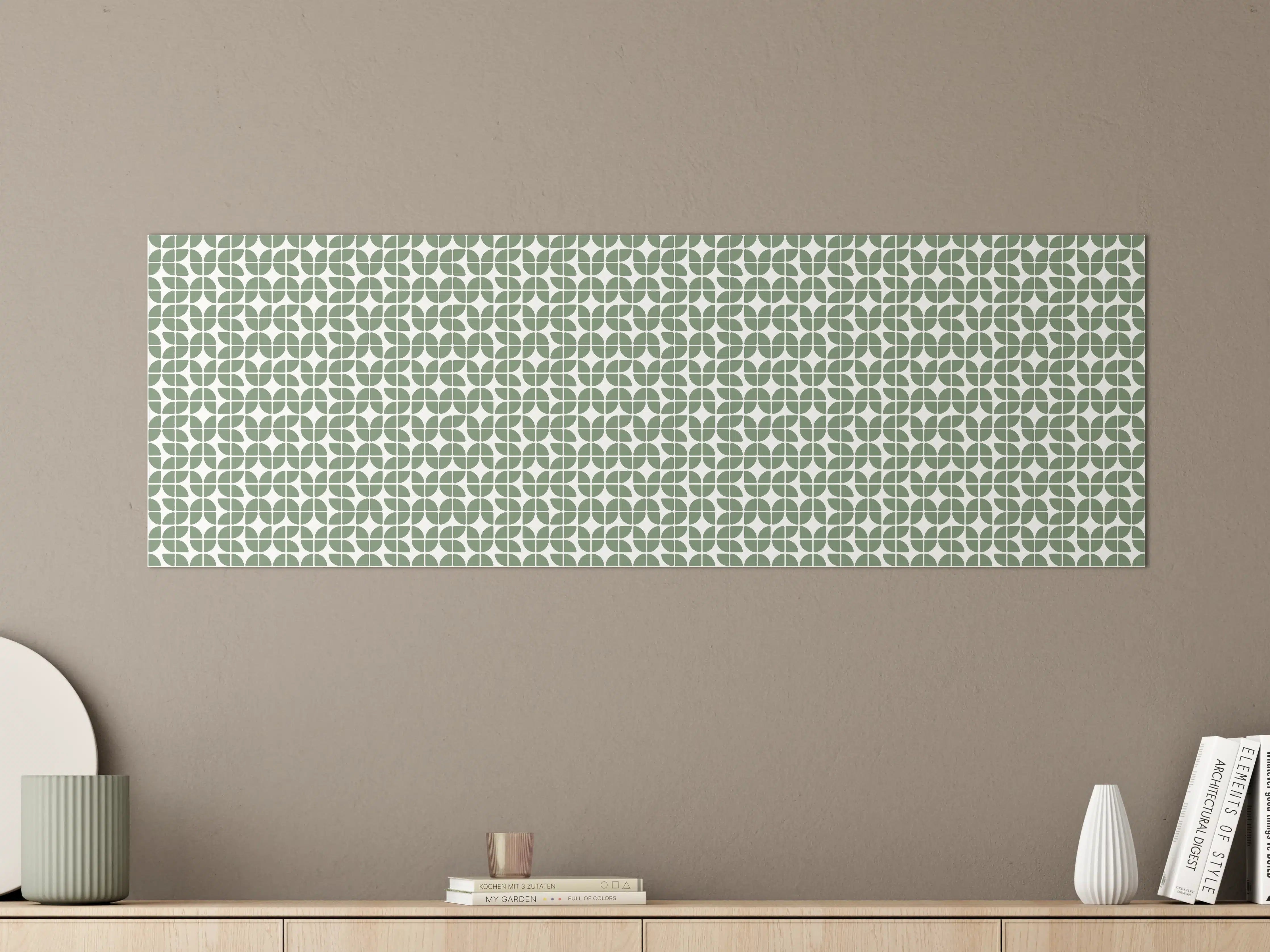 Große Wandbilder - Graues Geometrie-Design