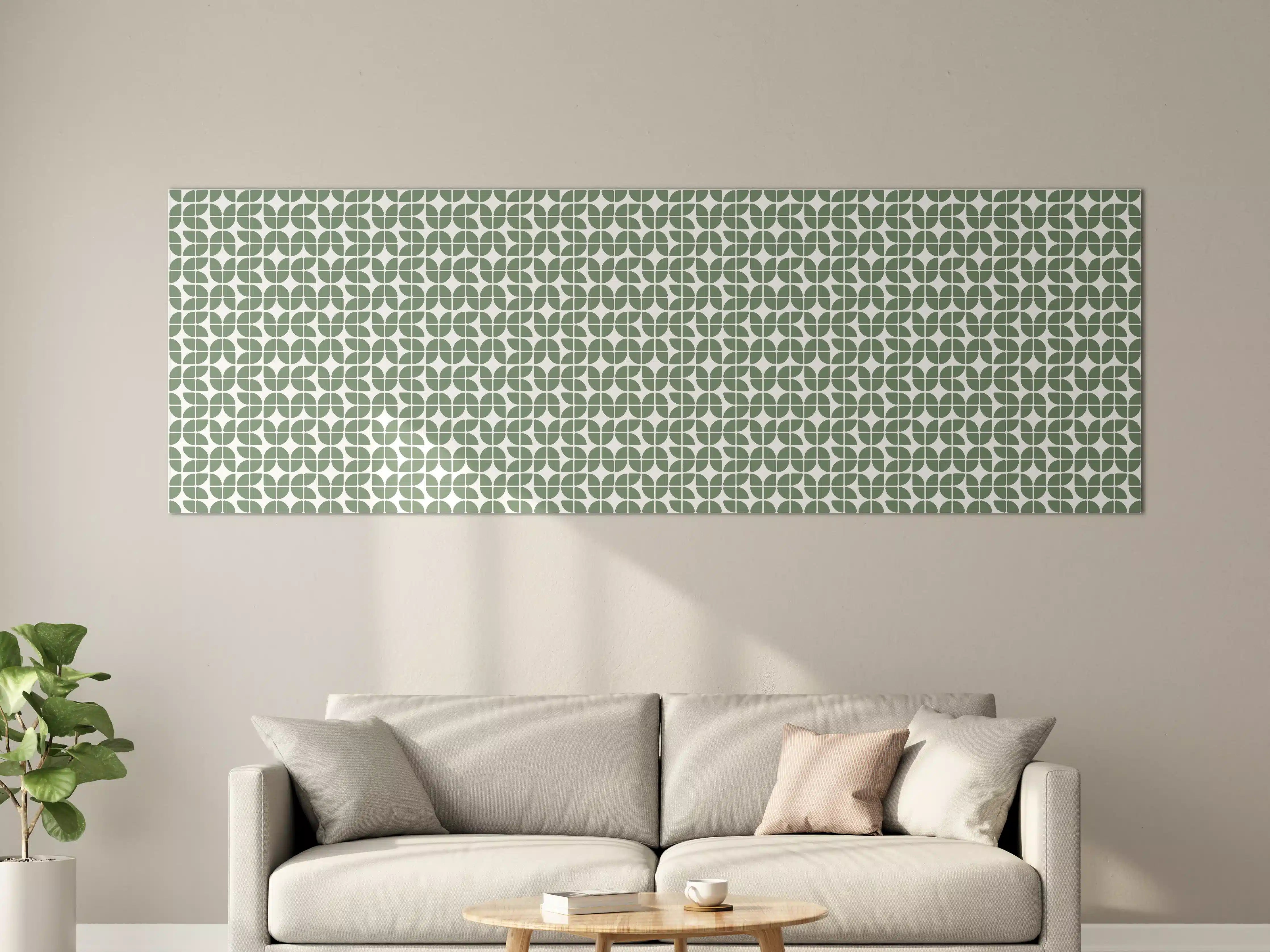 Große Wandbilder - Graues Geometrie-Design