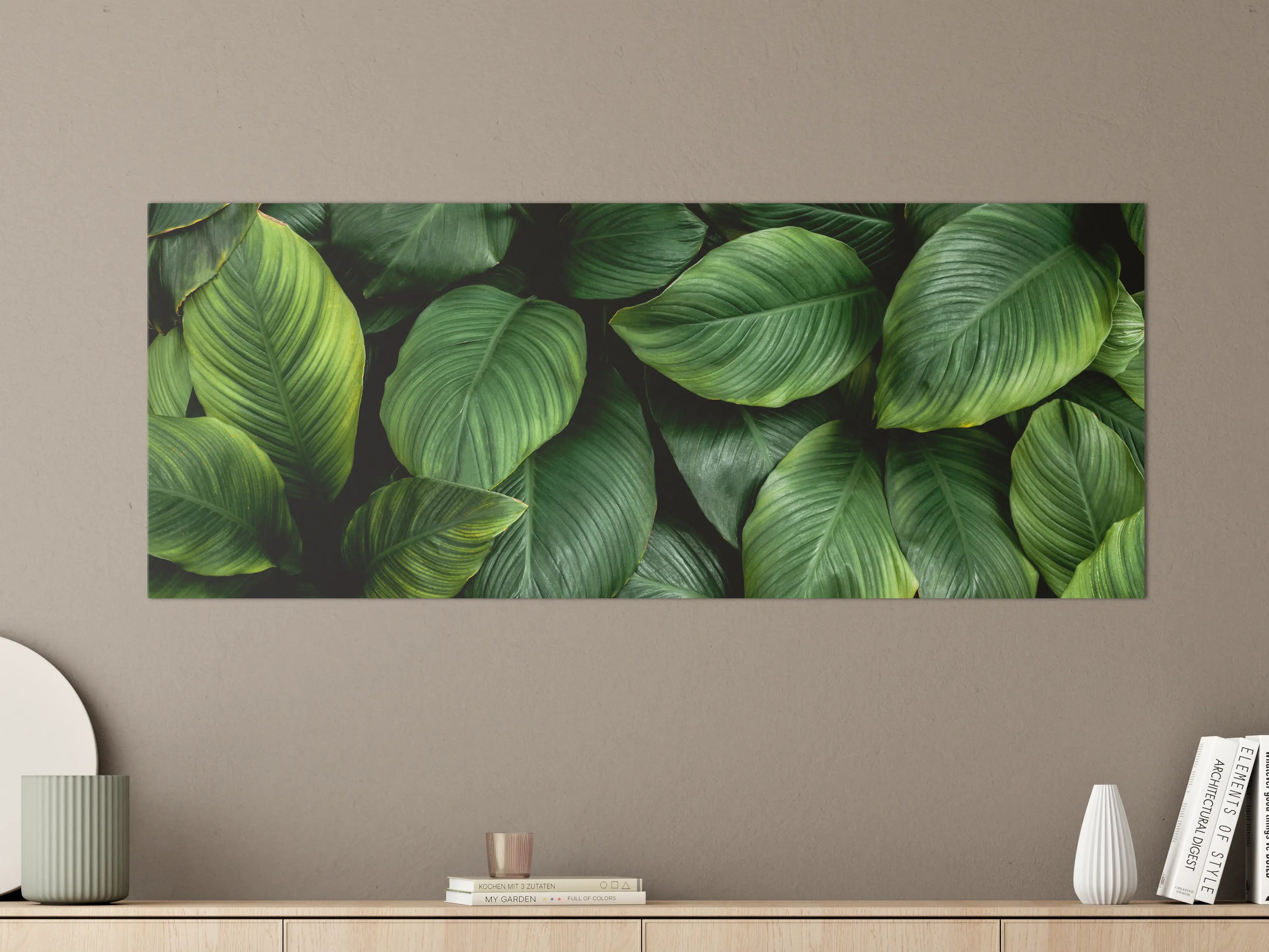 Große Wandbilder - Große grüne Blätter