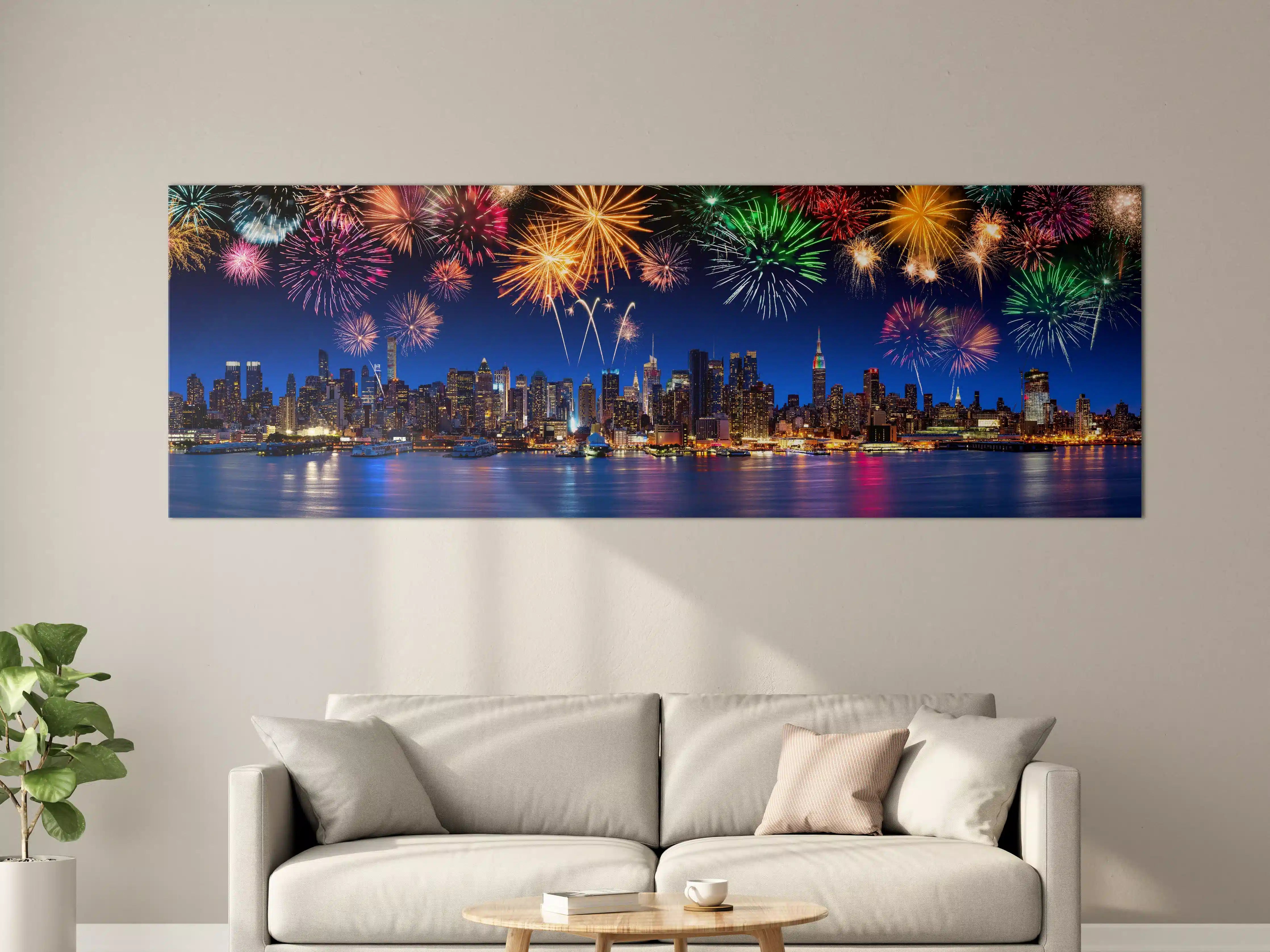 Große Wandbilder - Großes Feuerwerk in New York