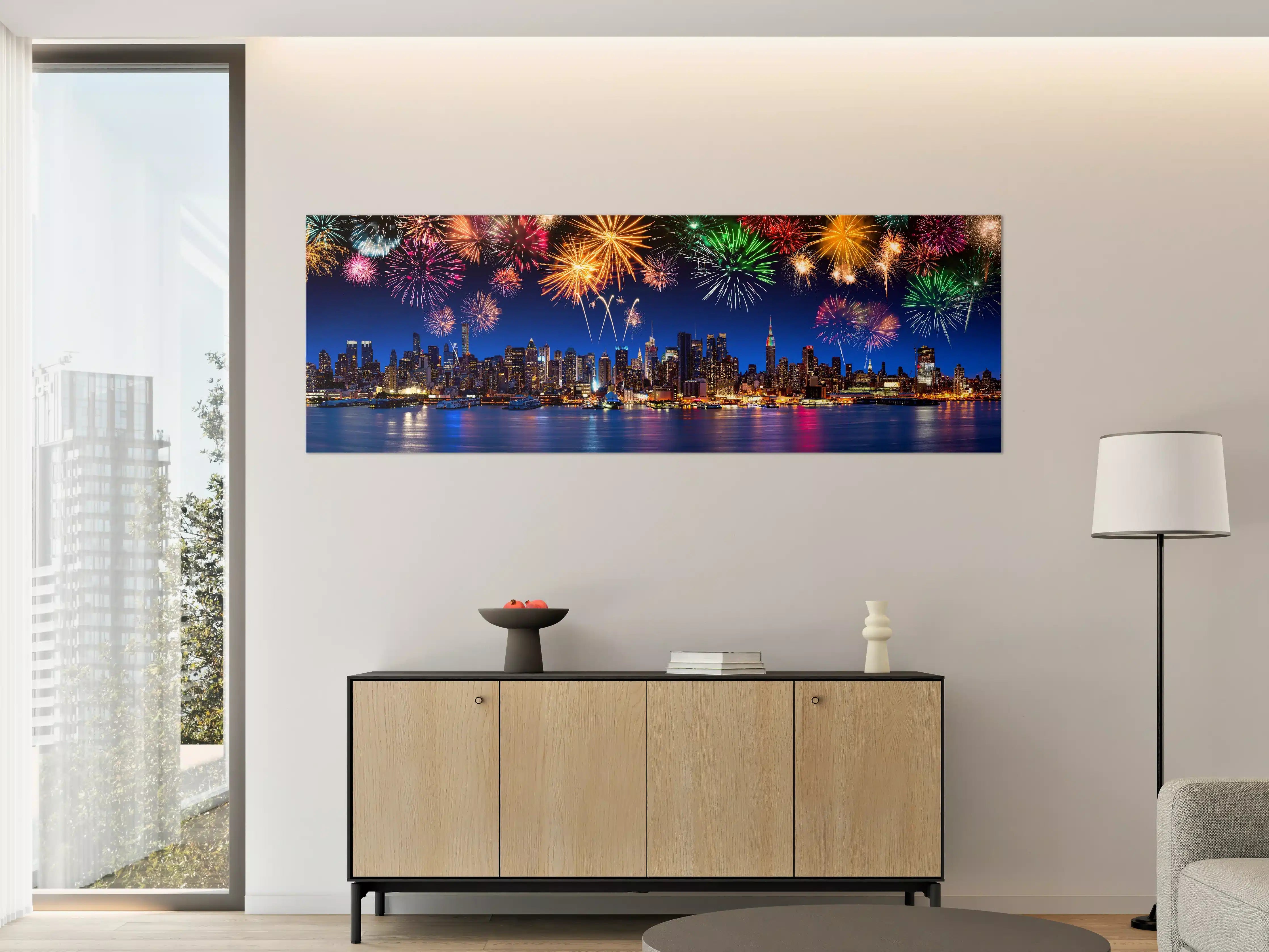 Große Wandbilder - Großes Feuerwerk in New York