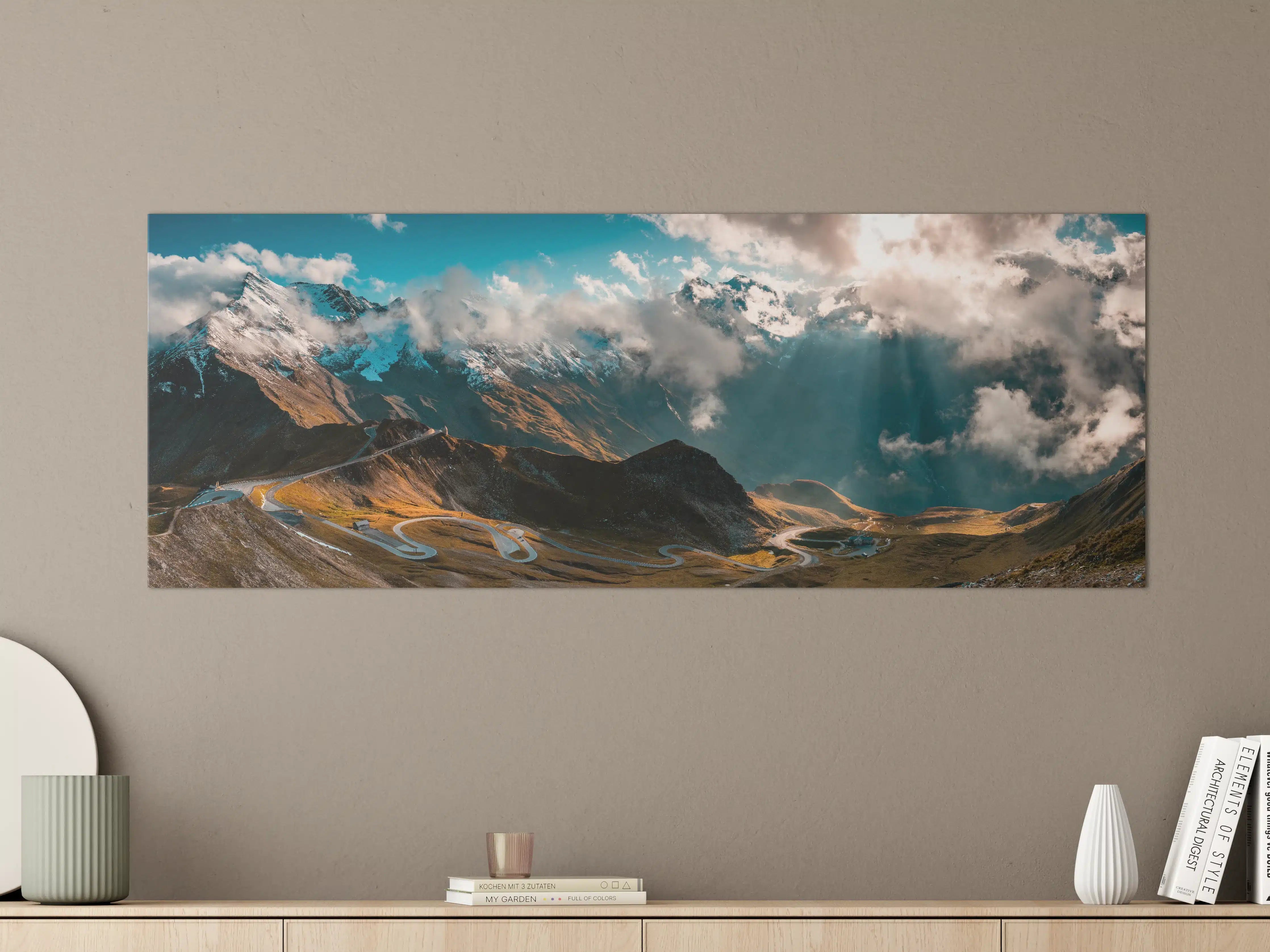 Große Wandbilder - Großglockner Alpenstraße in Österreich