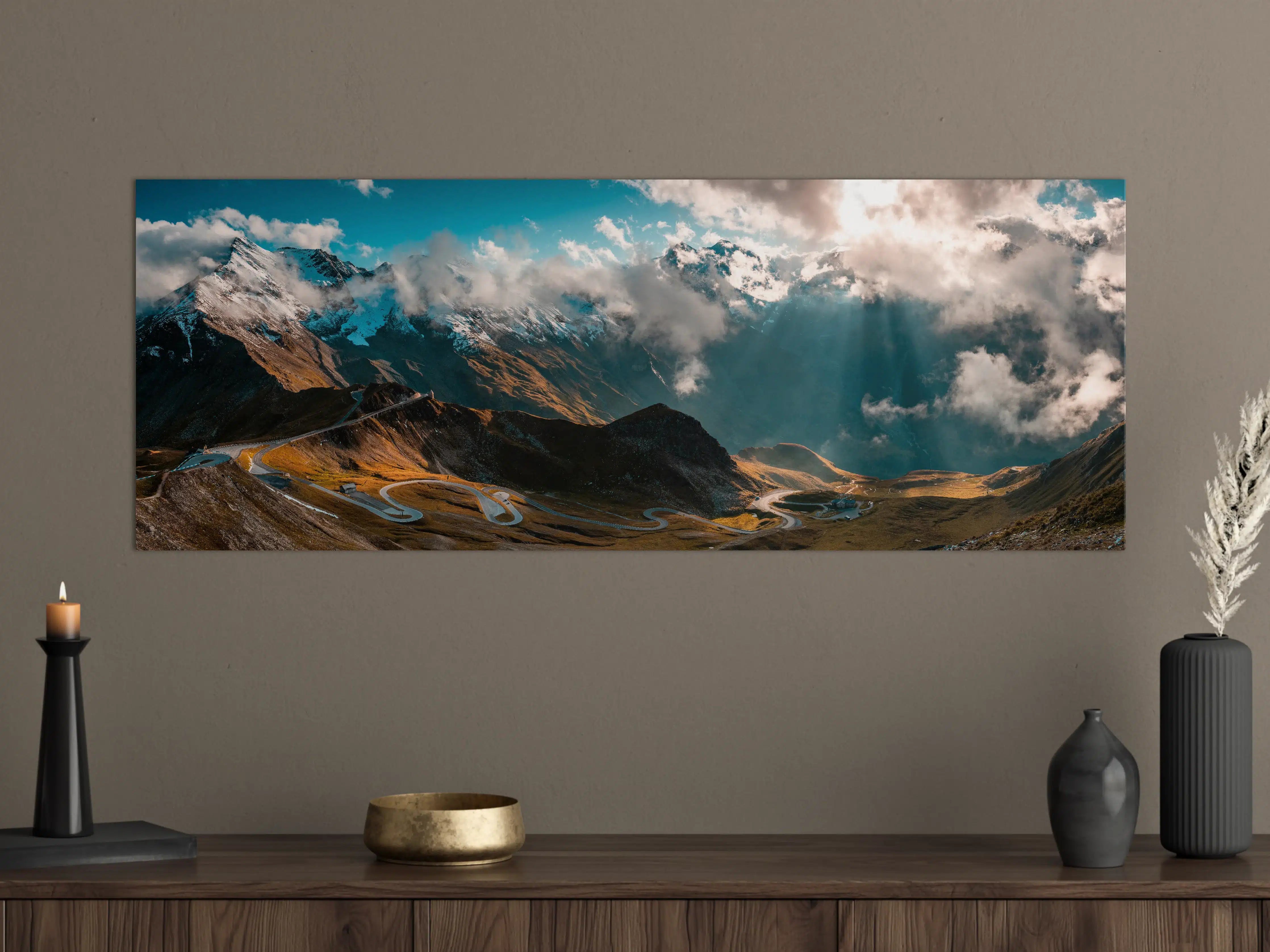 Große Wandbilder - Großglockner Alpenstraße in Österreich