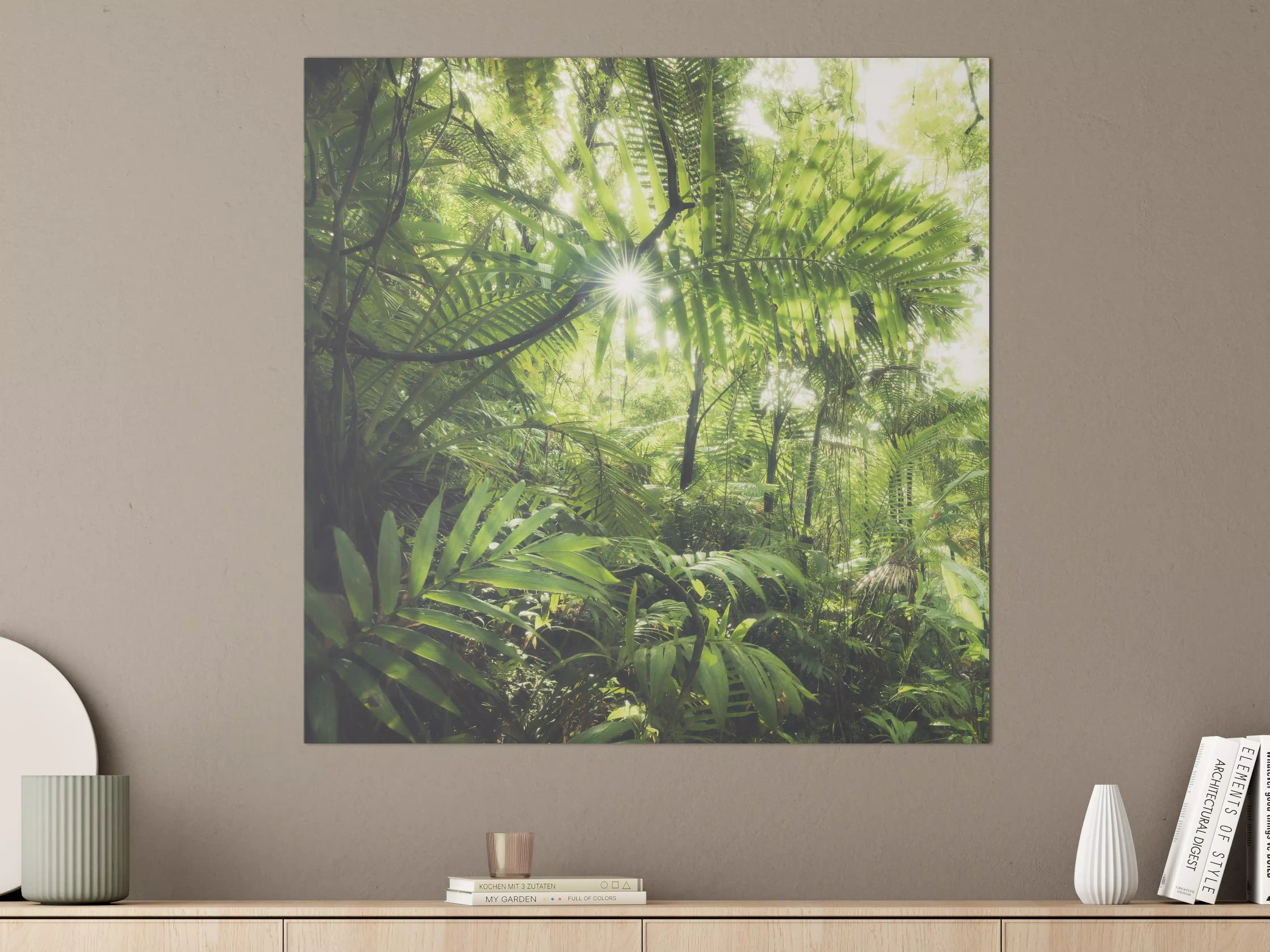 Große Wandbilder - Grüne Dschungel-Lichtspiele