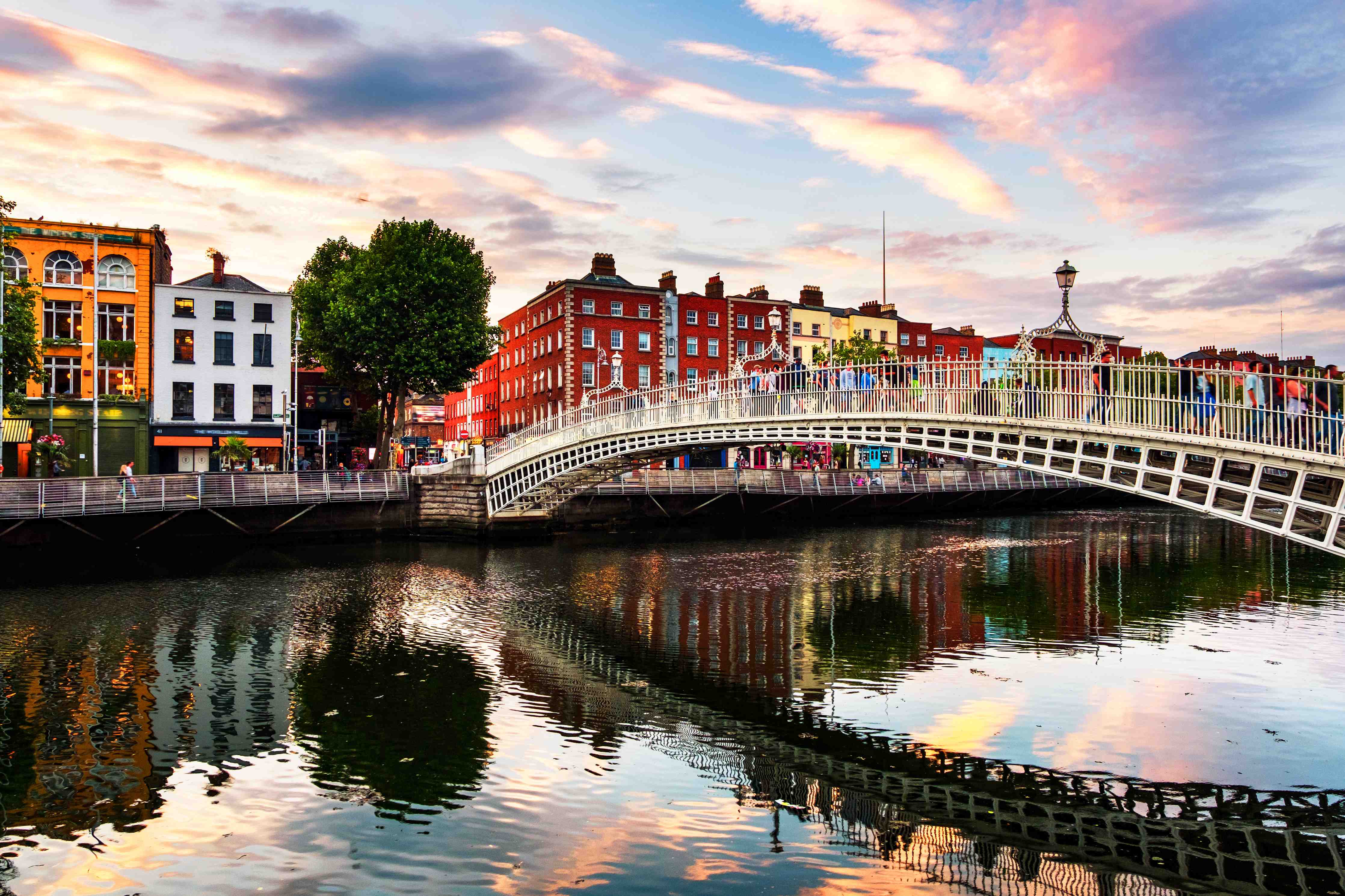 Große Wandbilder-Ha Penny Bridge - Dublin