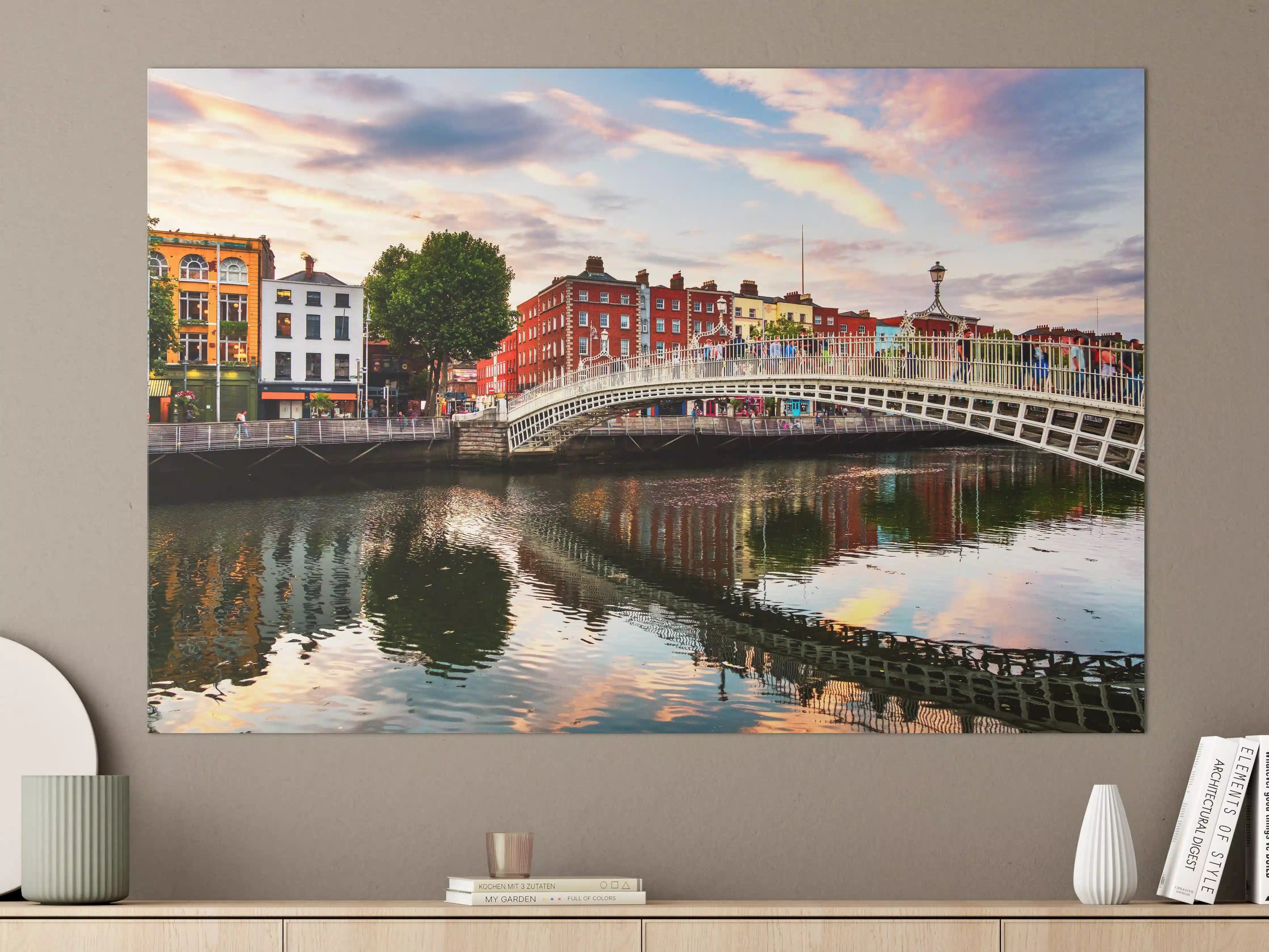 Große Wandbilder - Ha Penny Bridge - Dublin