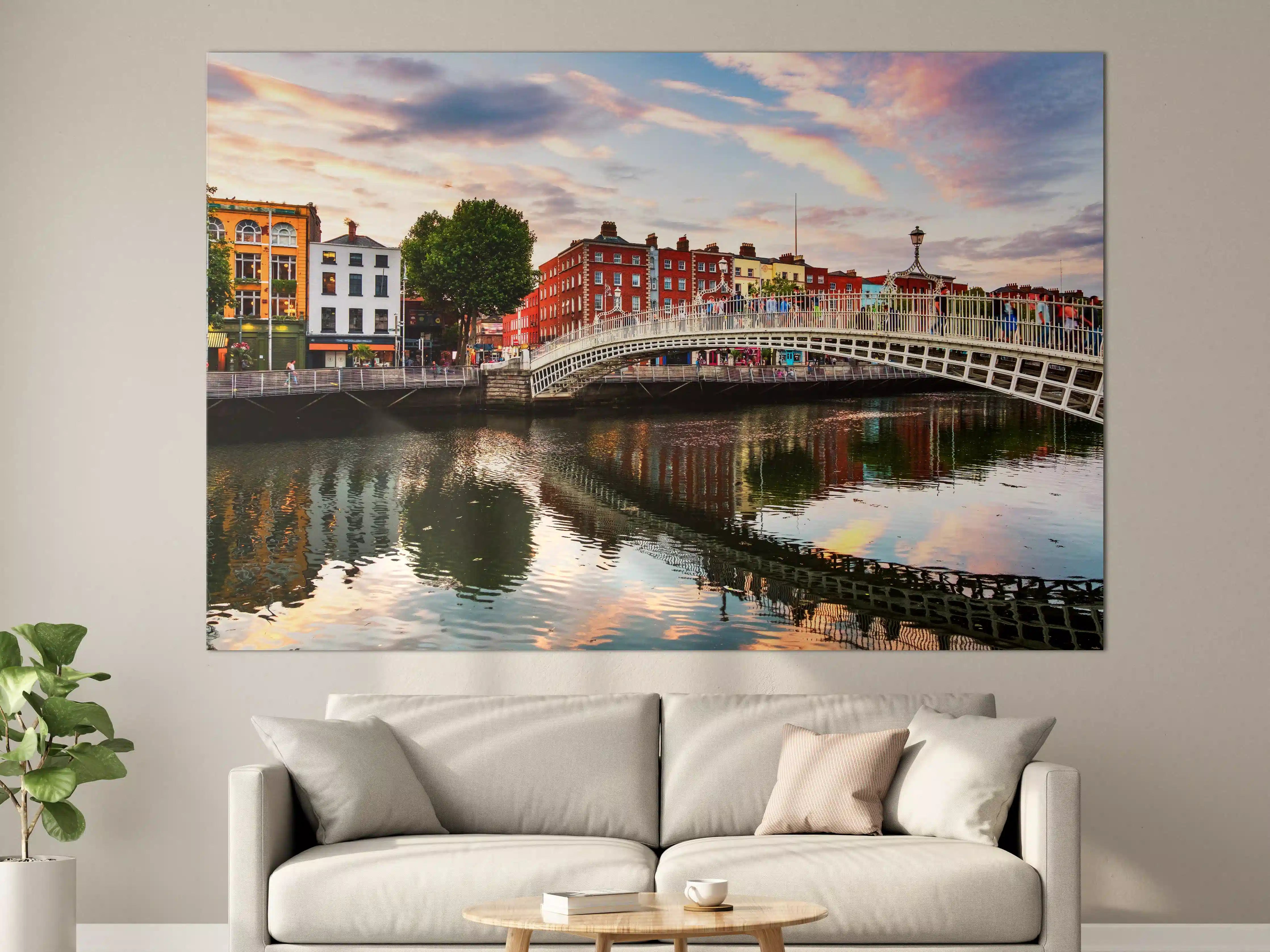Große Wandbilder - Ha Penny Bridge - Dublin