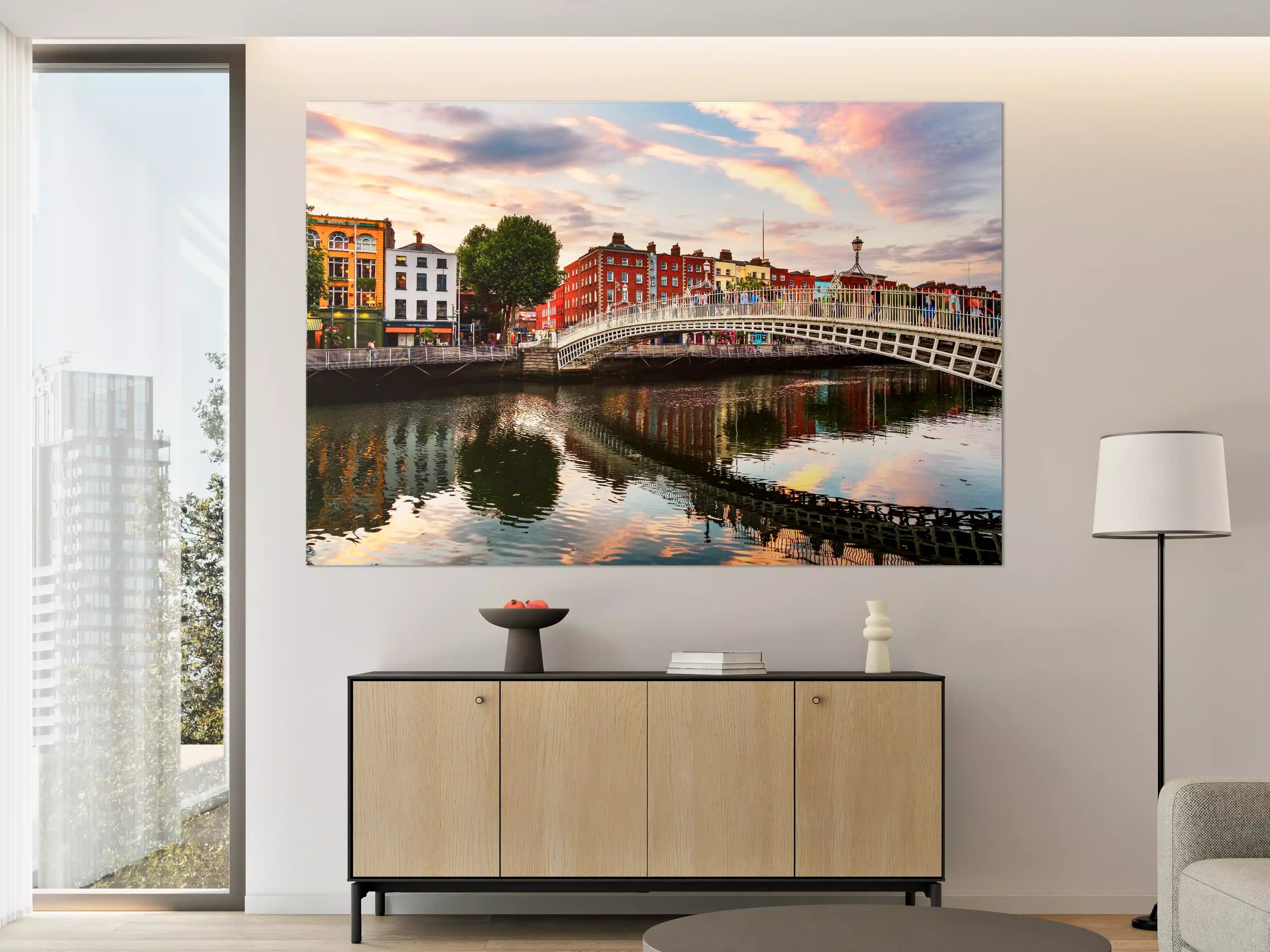 Große Wandbilder - Ha Penny Bridge - Dublin